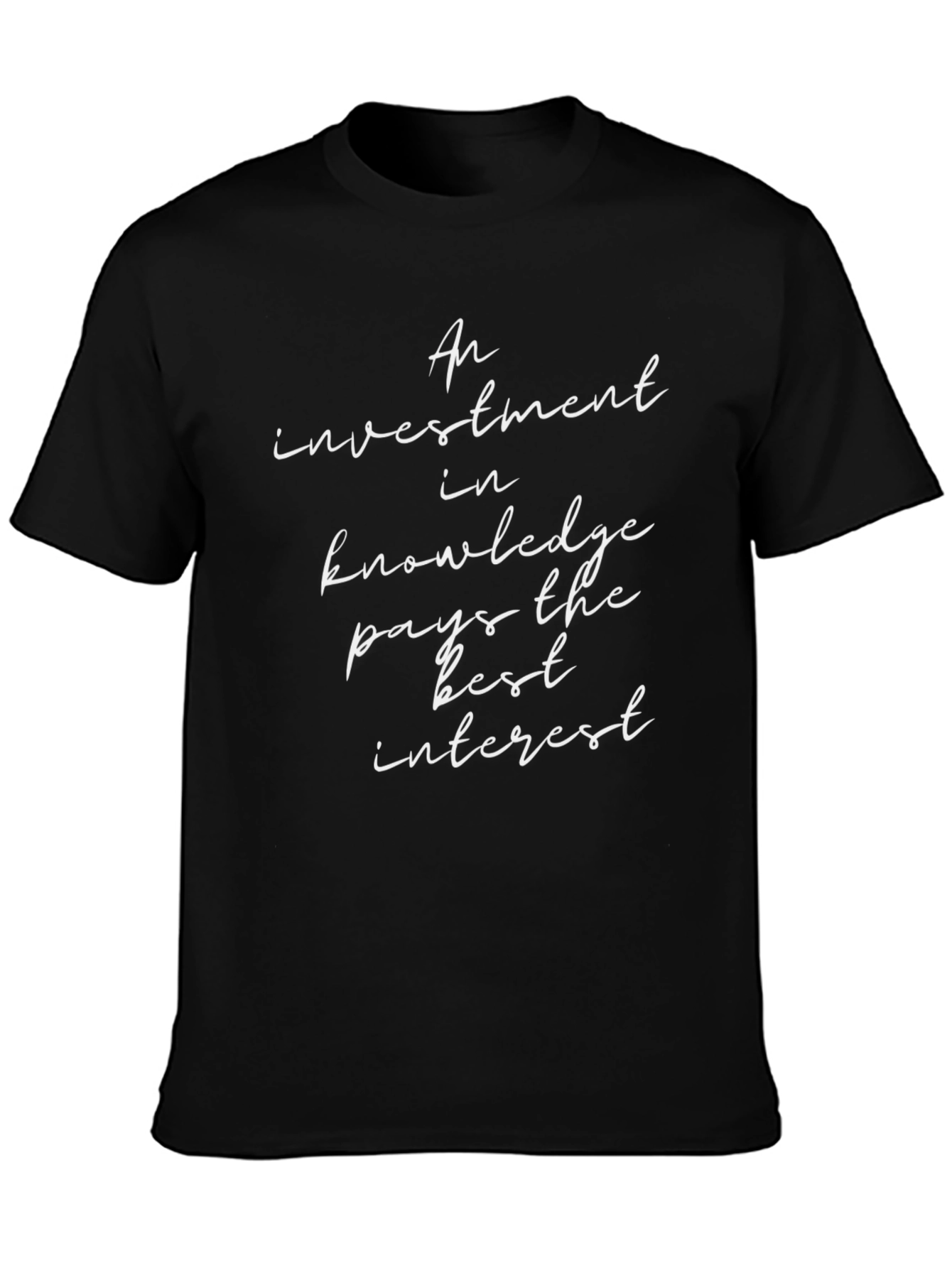 Knowledge Investment Graphic Tee