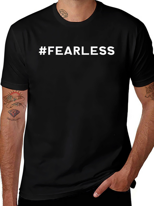 Fearless Black Graphic Tee