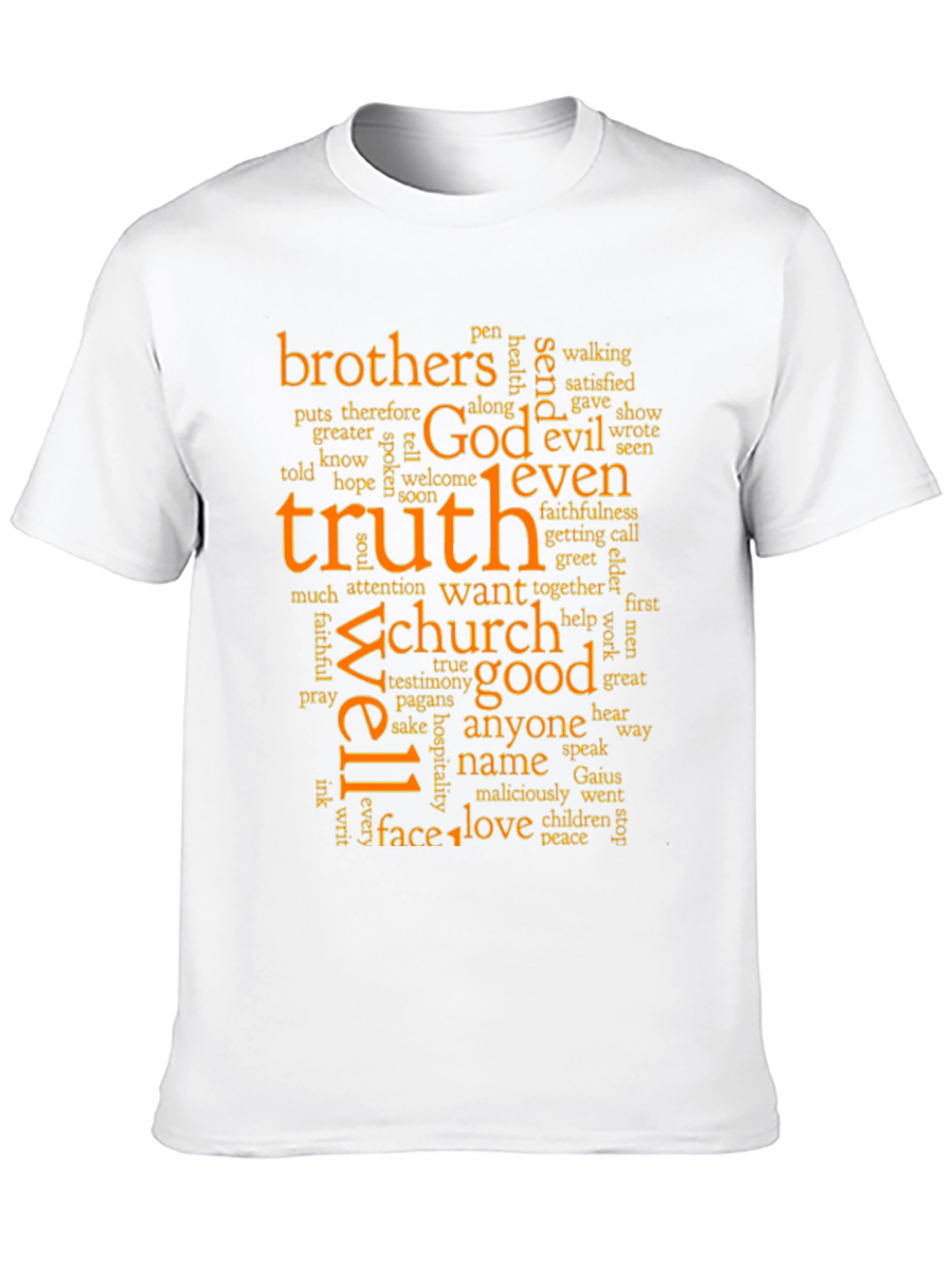 Truth & Faith Word Art Graphic T-Shirt