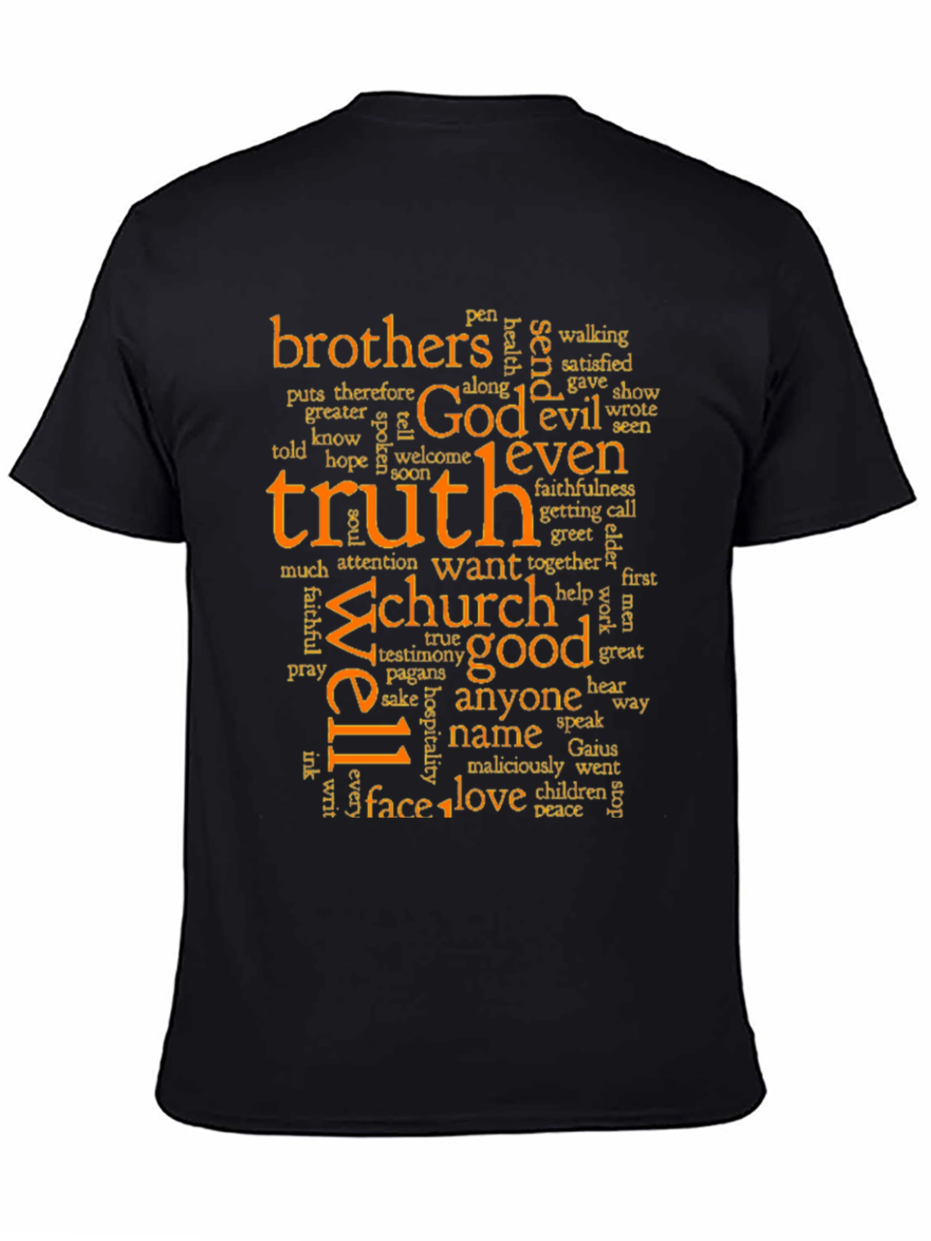 Truth & Faith Word Art Graphic T-Shirt