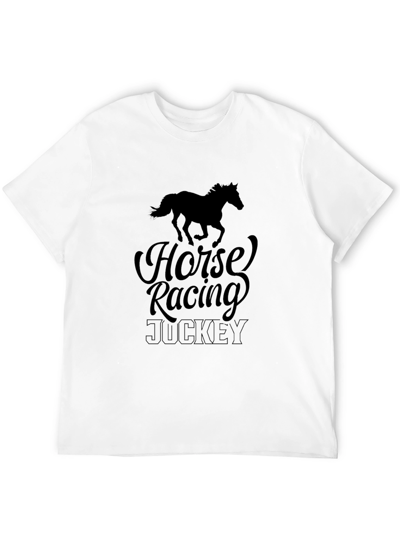 Horse Racing Jockey Graphic T-Shirt