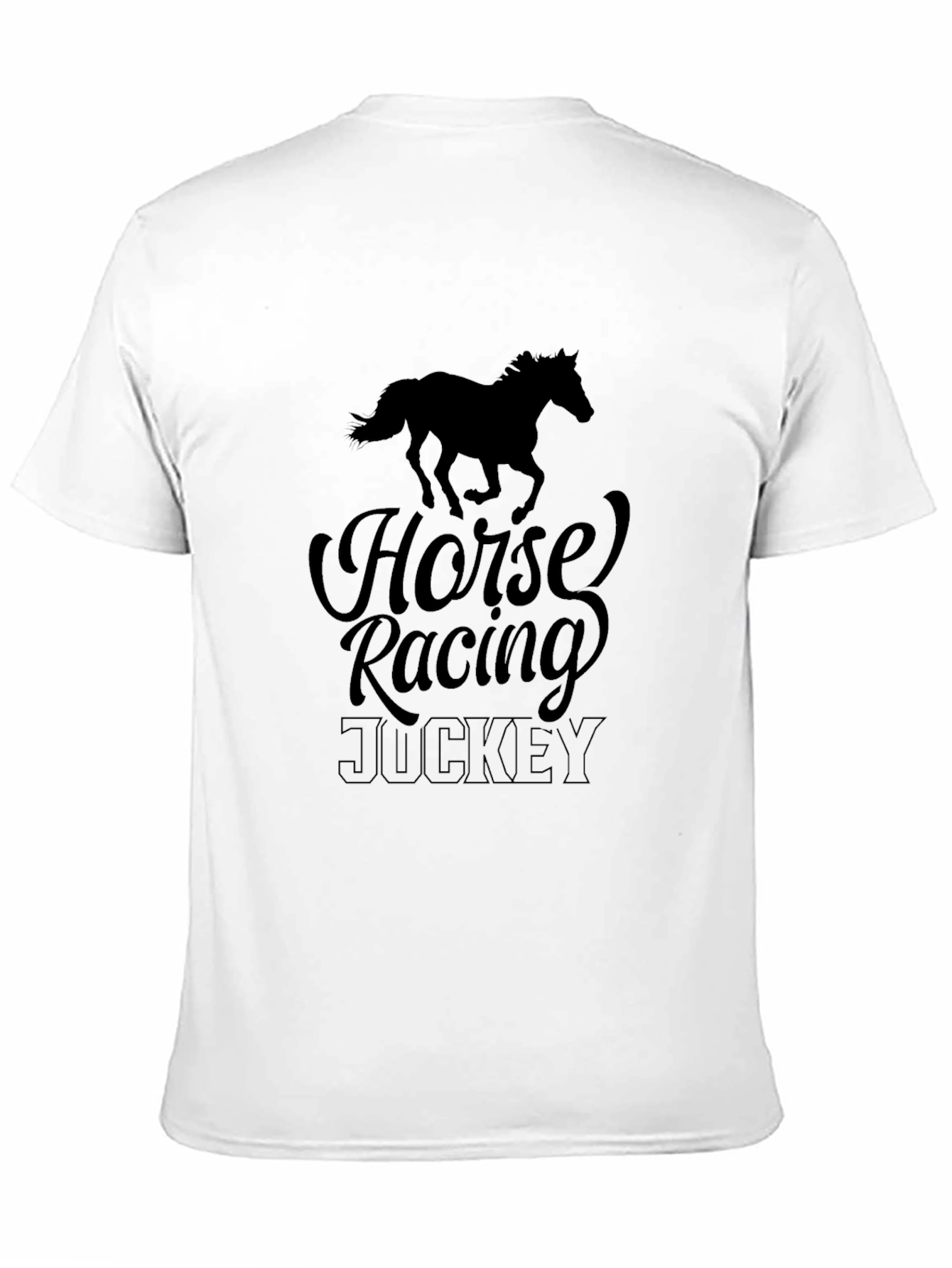 Horse Racing Jockey Graphic T-Shirt