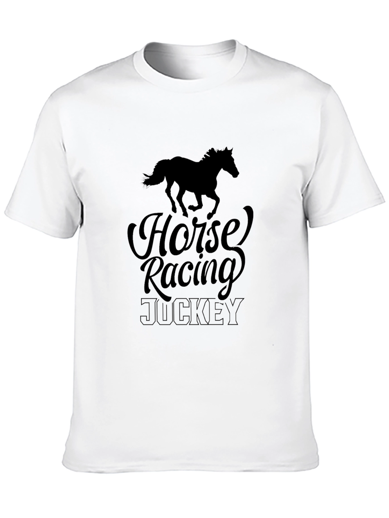 Horse Racing Jockey Graphic T-Shirt