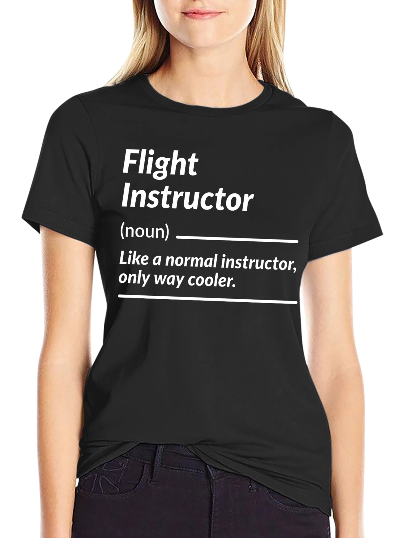 Flight Instructor Definition Graphic Tee