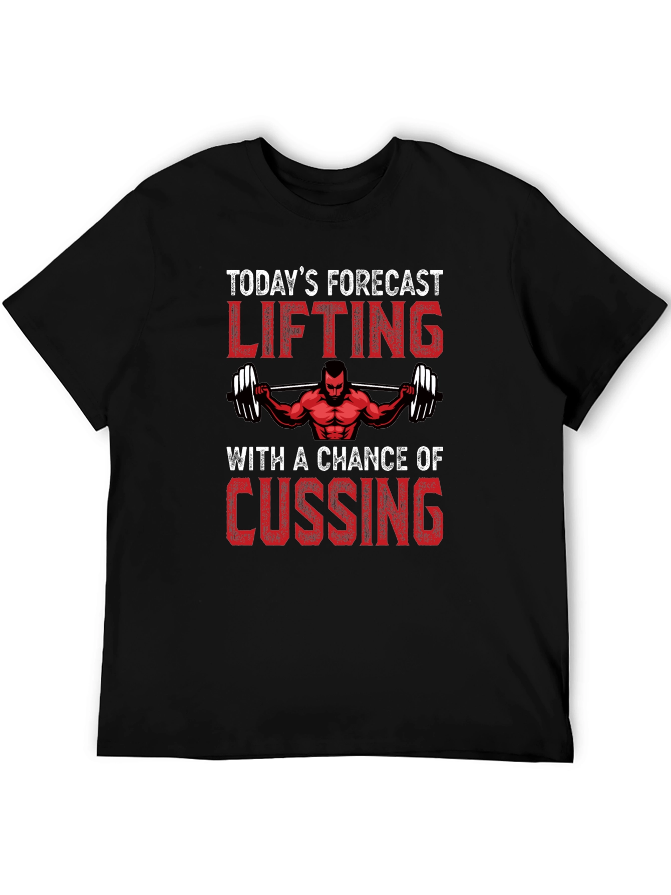 Lifting Forecast T-Shirt - Gym Motivation
