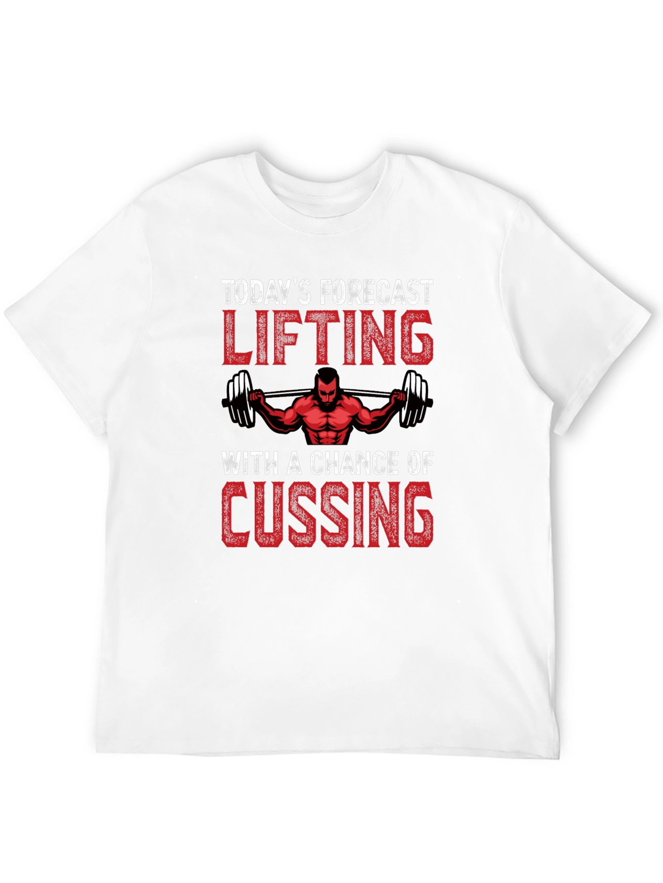 Lifting Forecast T-Shirt - Gym Motivation