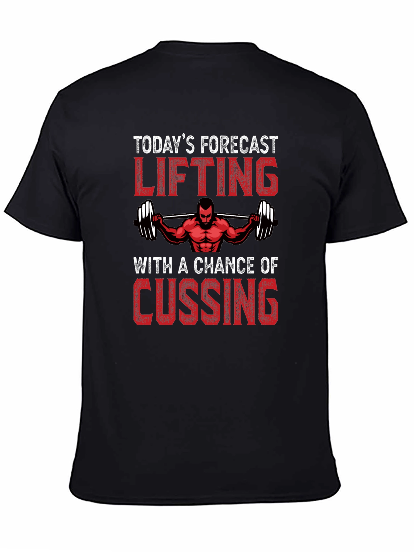 Lifting Forecast T-Shirt - Gym Motivation