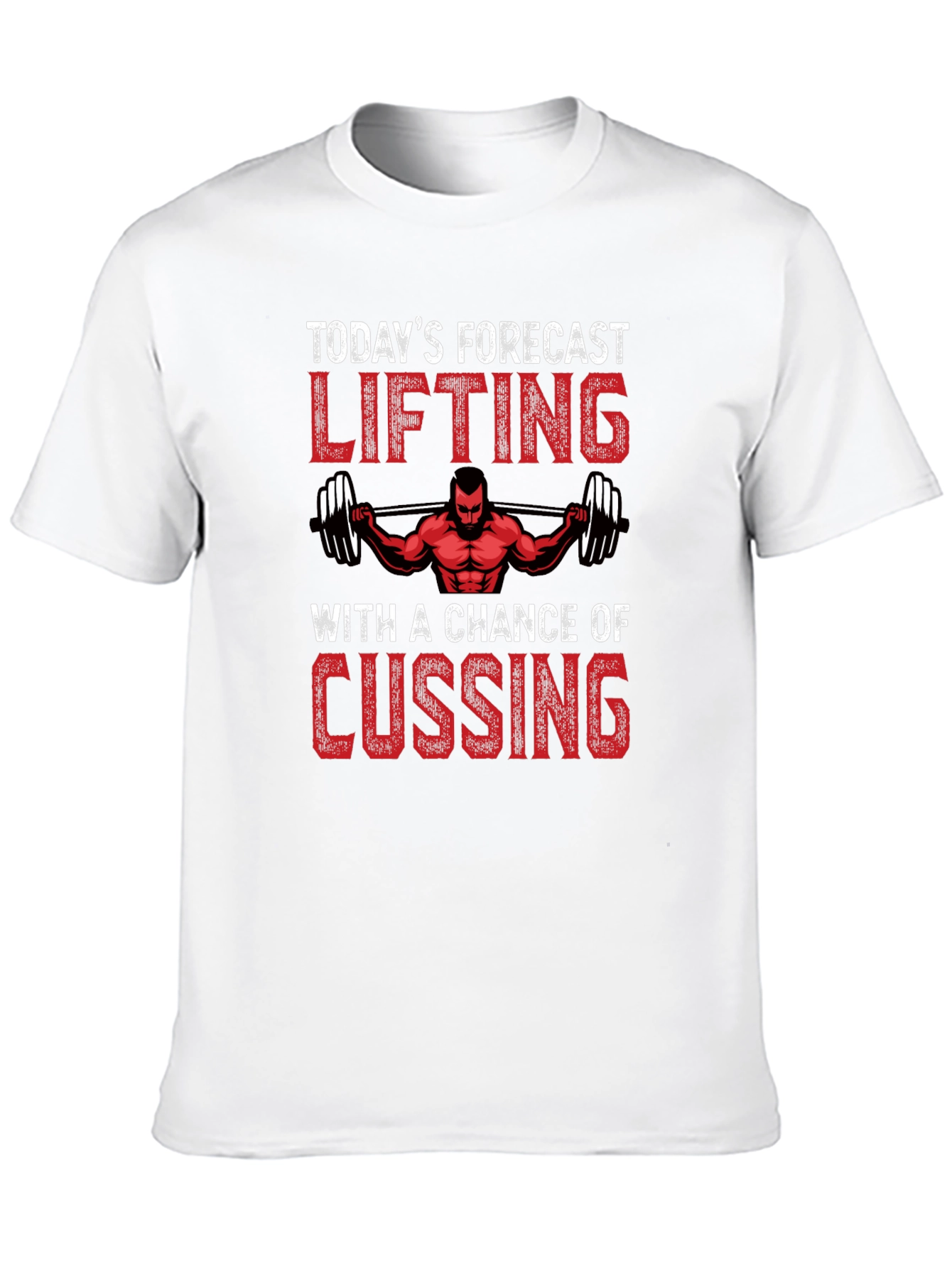 Lifting Forecast T-Shirt - Gym Motivation