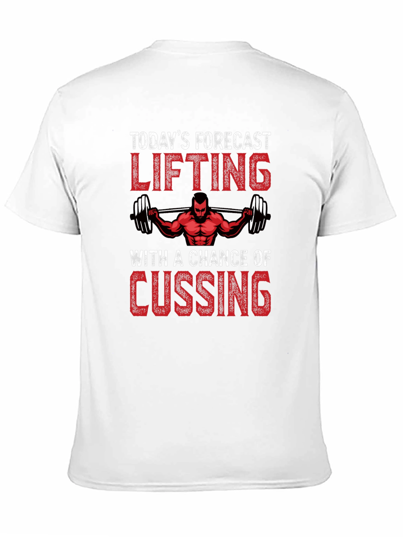 Lifting Forecast T-Shirt - Gym Motivation