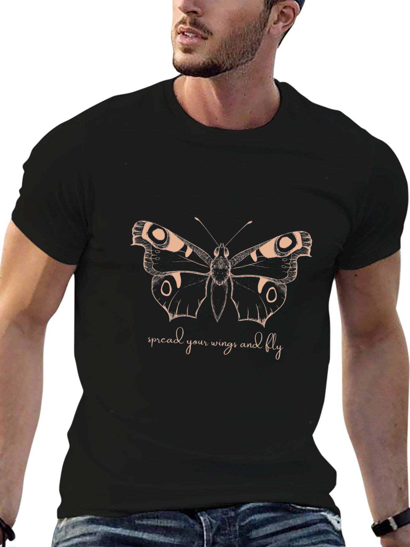 Butterfly Graphic Tee - Spread Your Wings