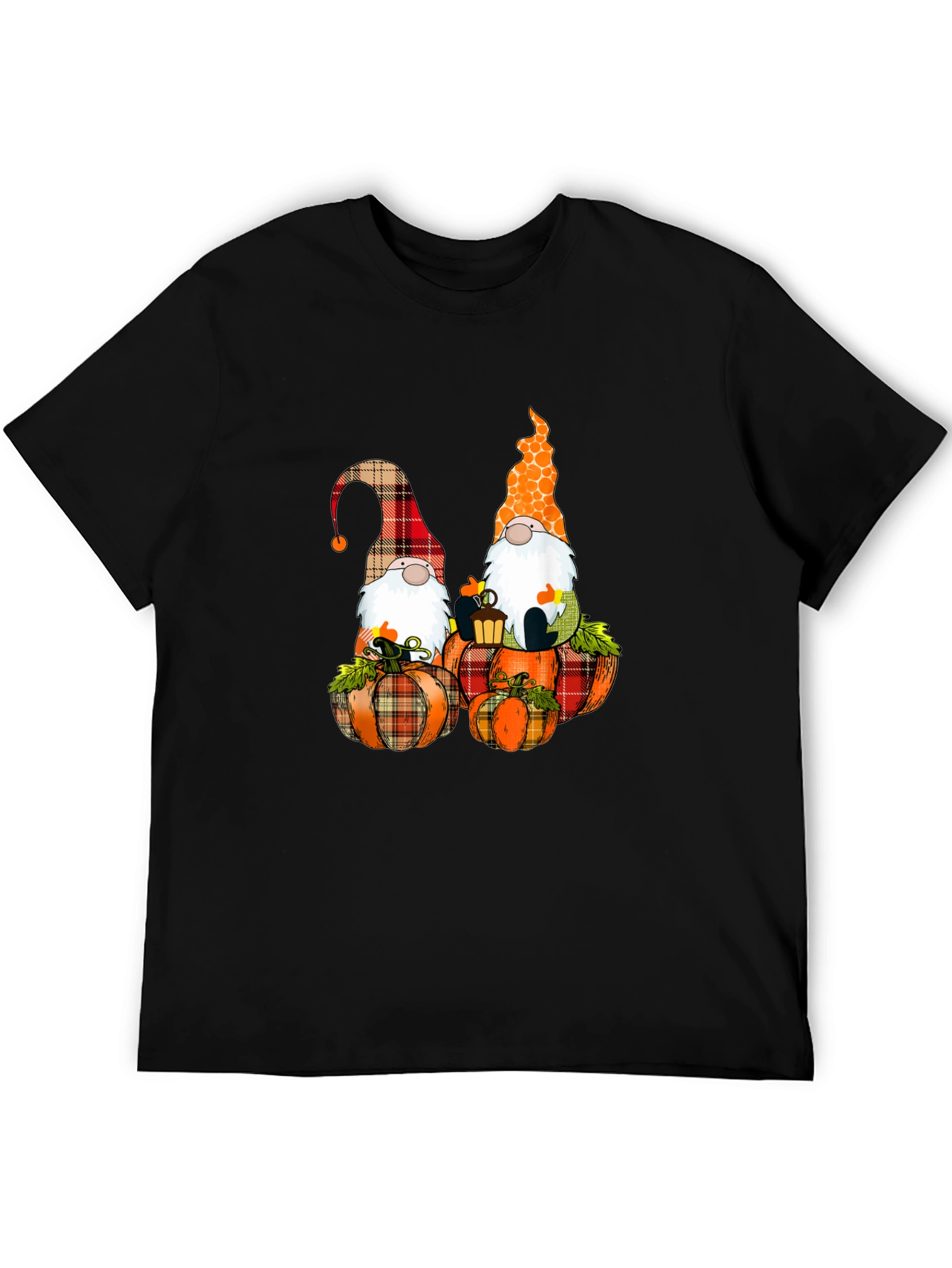Fall Gnomes on Pumpkins Graphic Tee