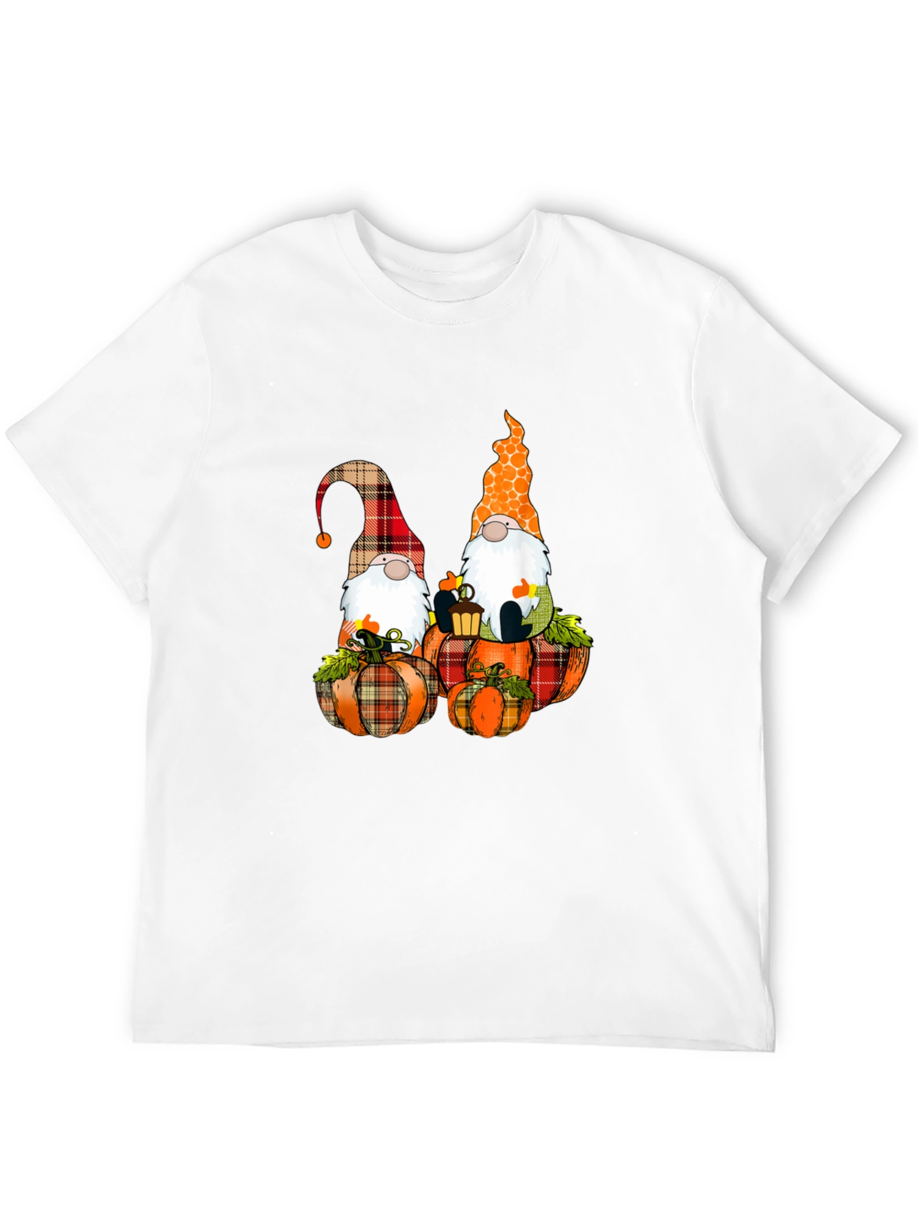 Fall Gnomes on Pumpkins Graphic Tee