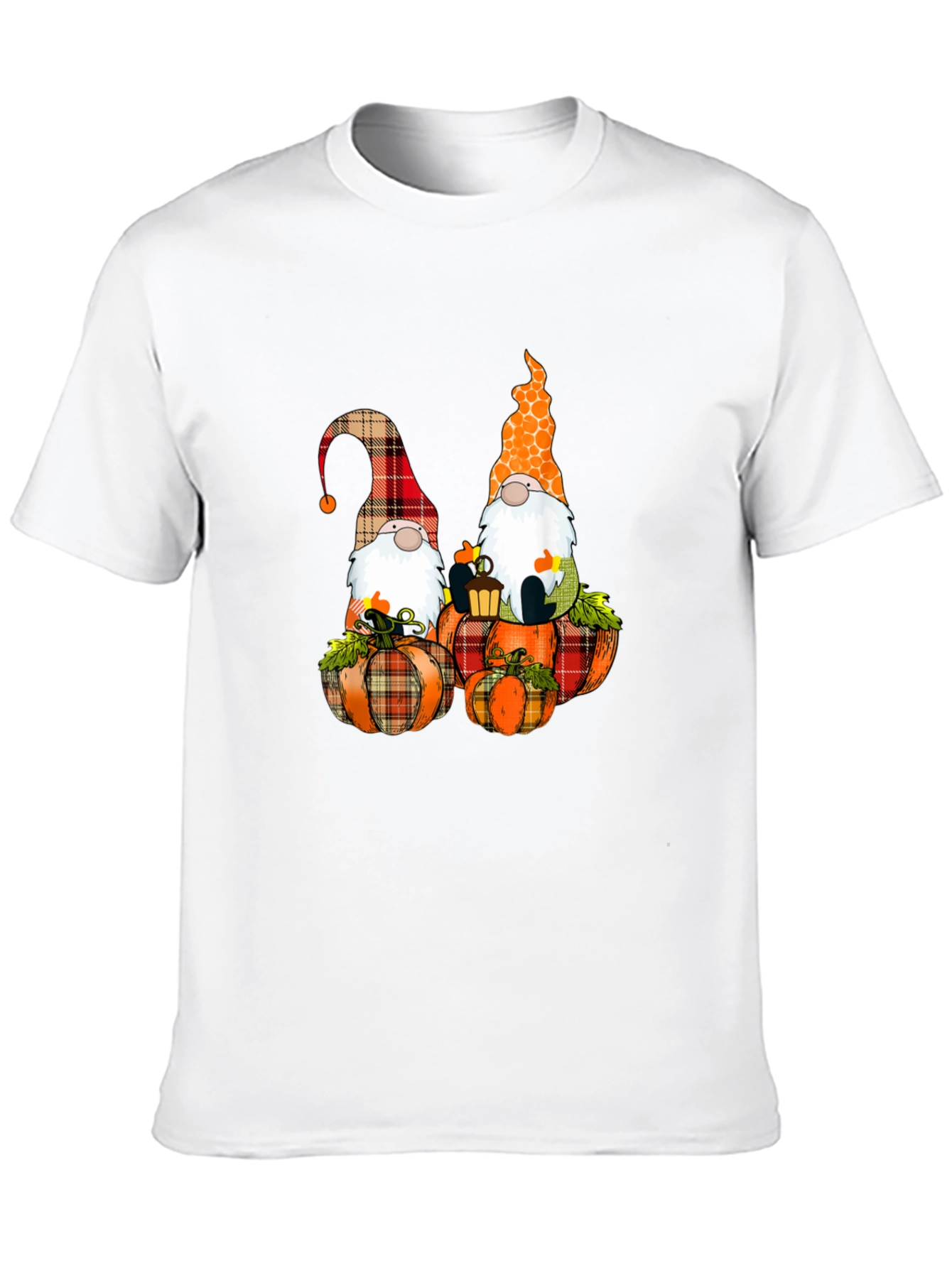 Fall Gnomes on Pumpkins Graphic Tee