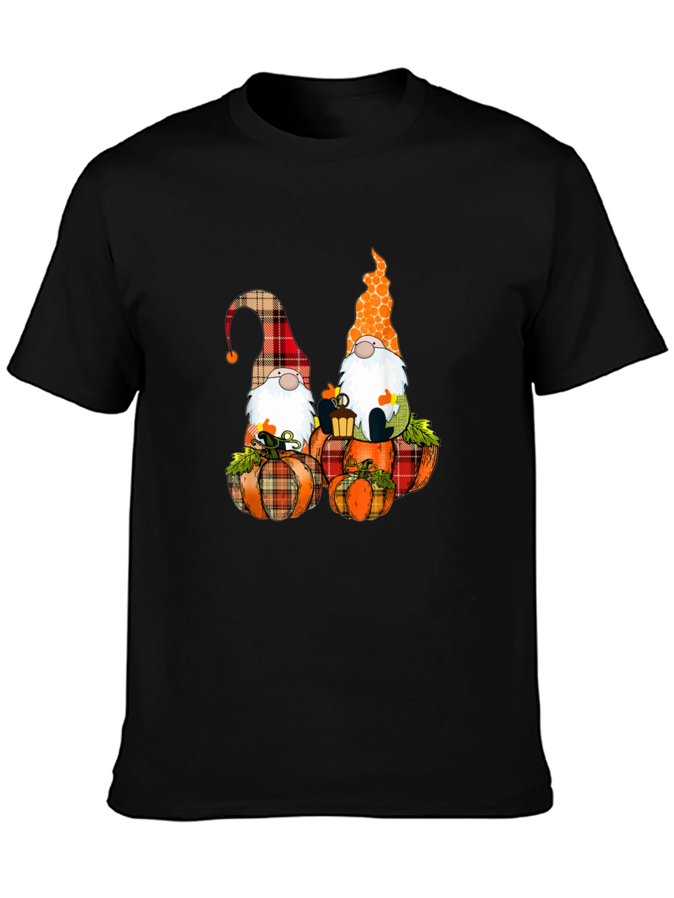 Fall Gnomes on Pumpkins Graphic Tee