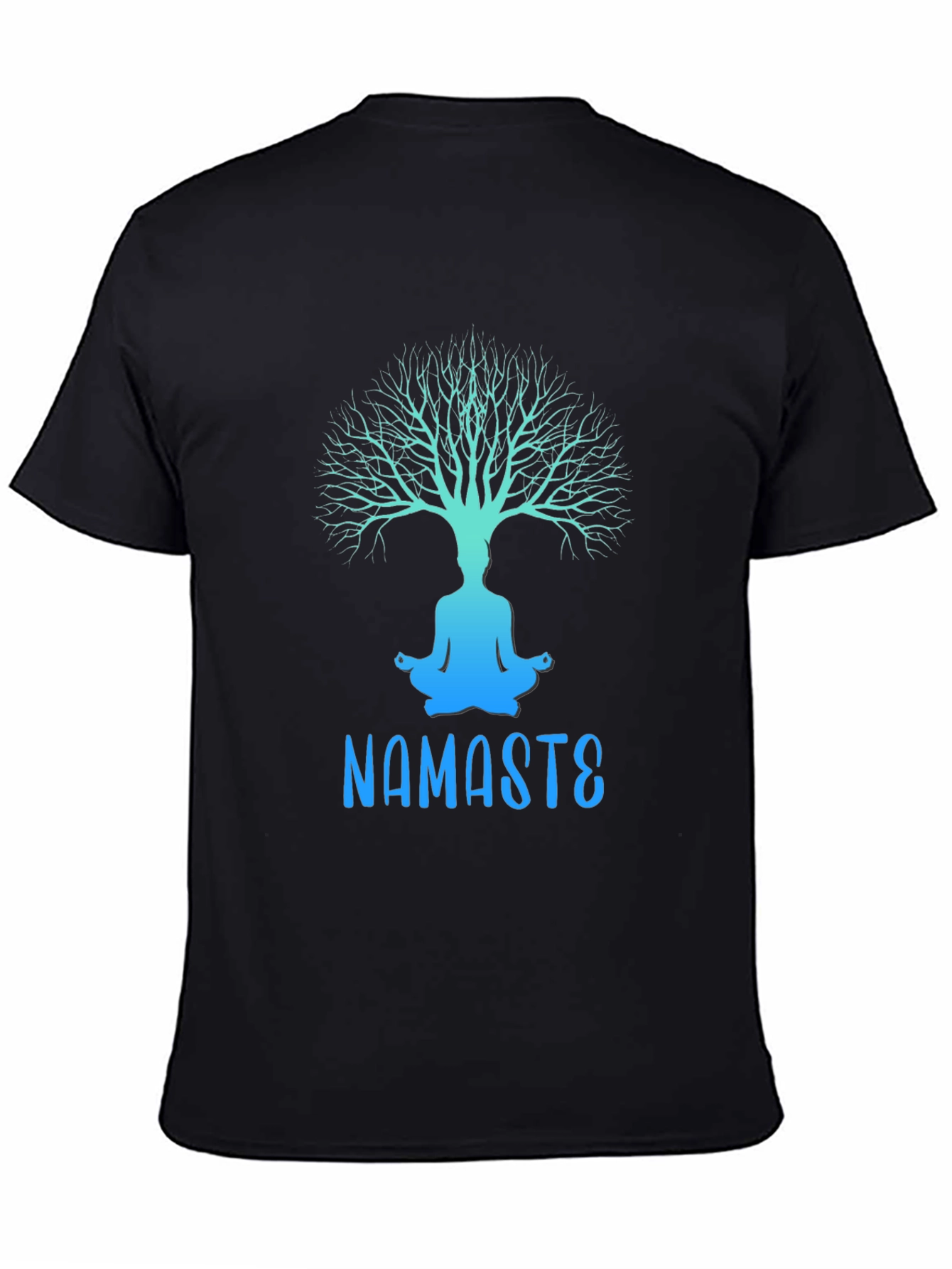 Namaste Yoga Tree Graphic Tee - Relaxed Fit