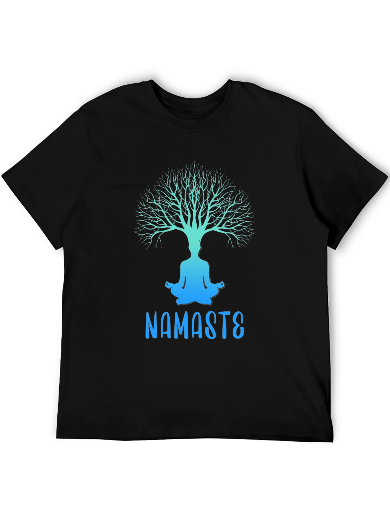 Namaste Yoga Tree Graphic Tee - Relaxed Fit