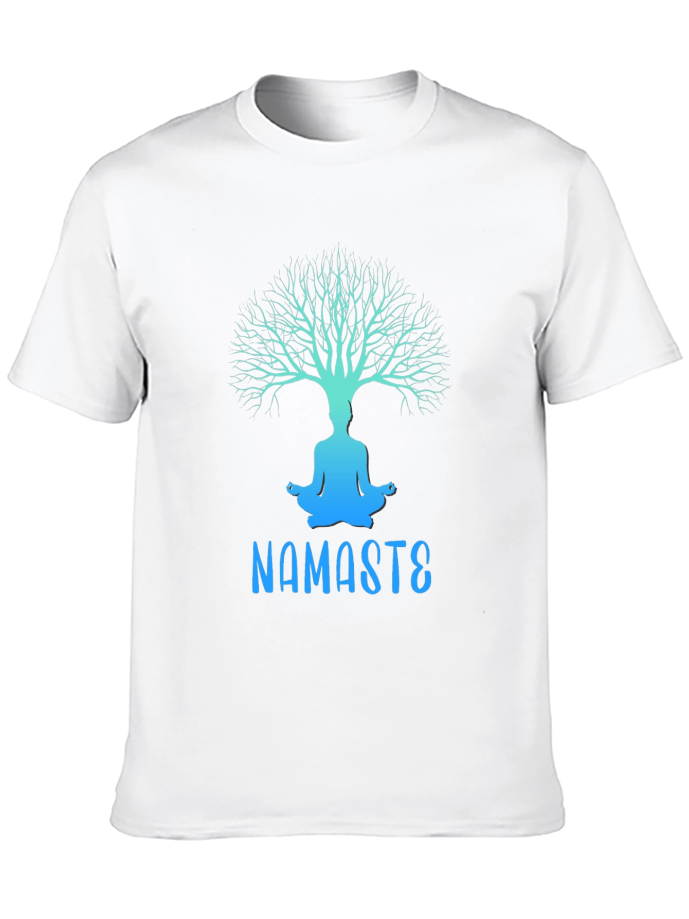 Namaste Yoga Tree Graphic Tee - Relaxed Fit