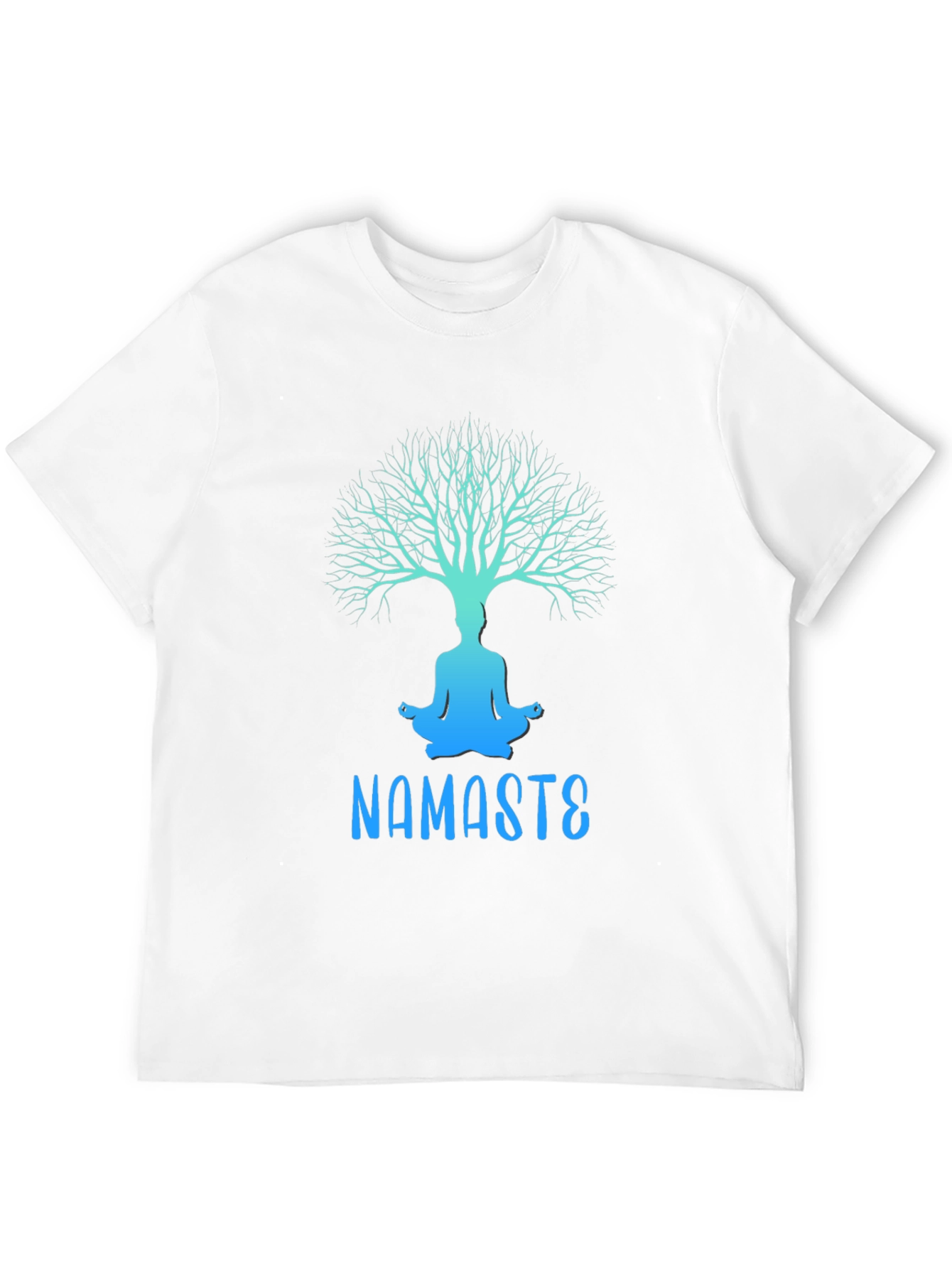 Namaste Yoga Tree Graphic Tee - Relaxed Fit