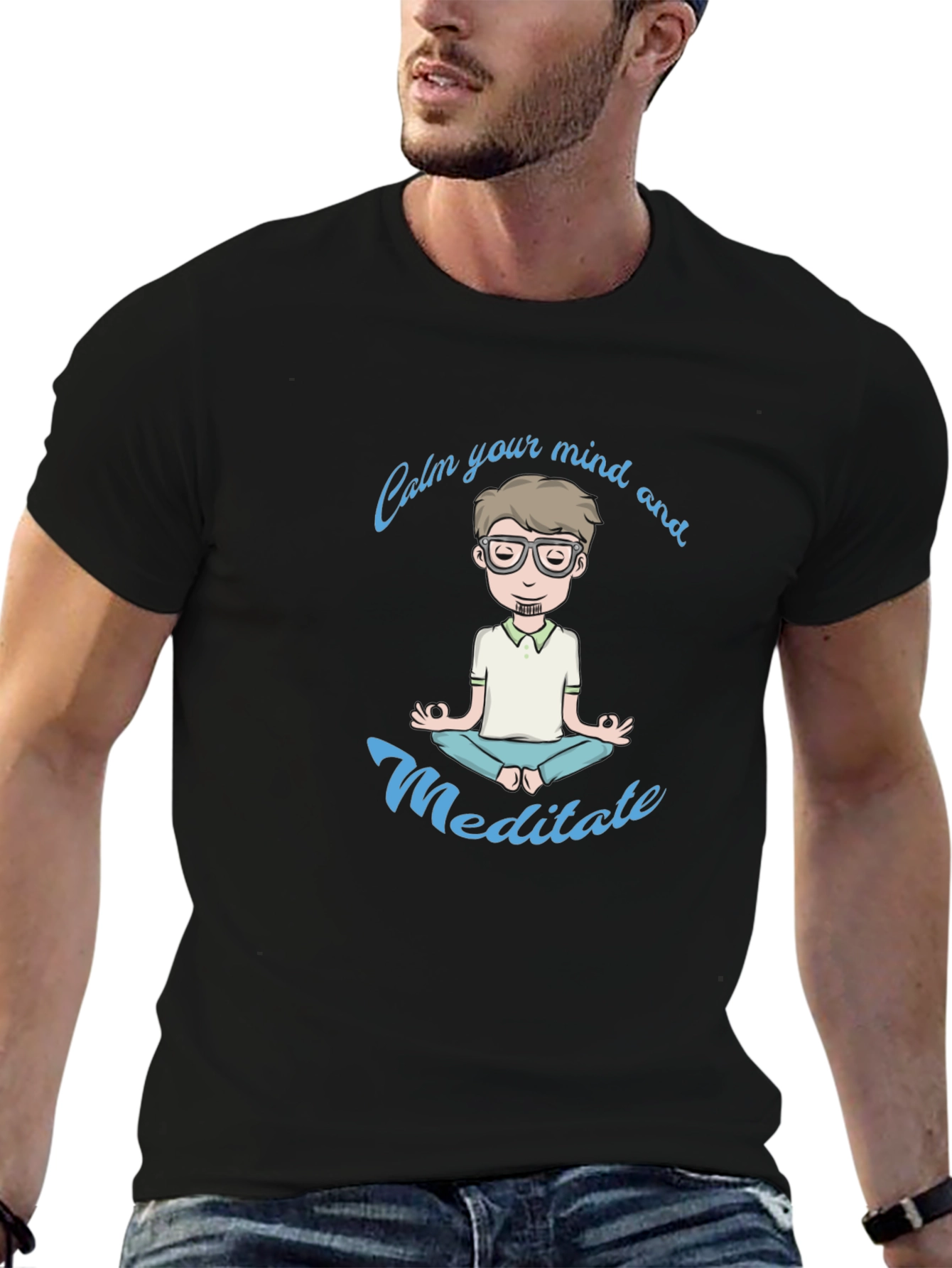 Calm Your Mind Meditate T-Shirt
