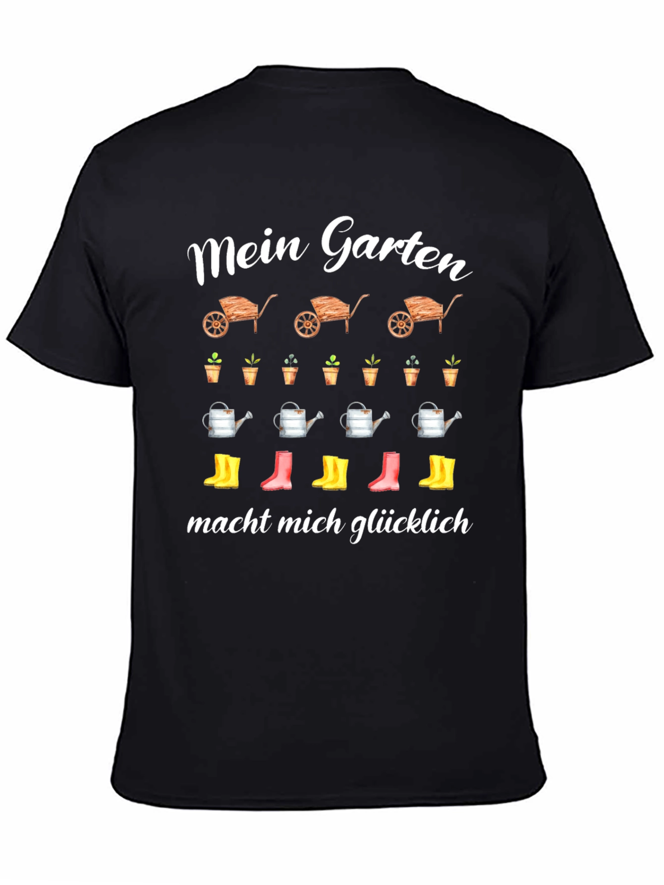 Mein Garten Makes Me Happy T-Shirt