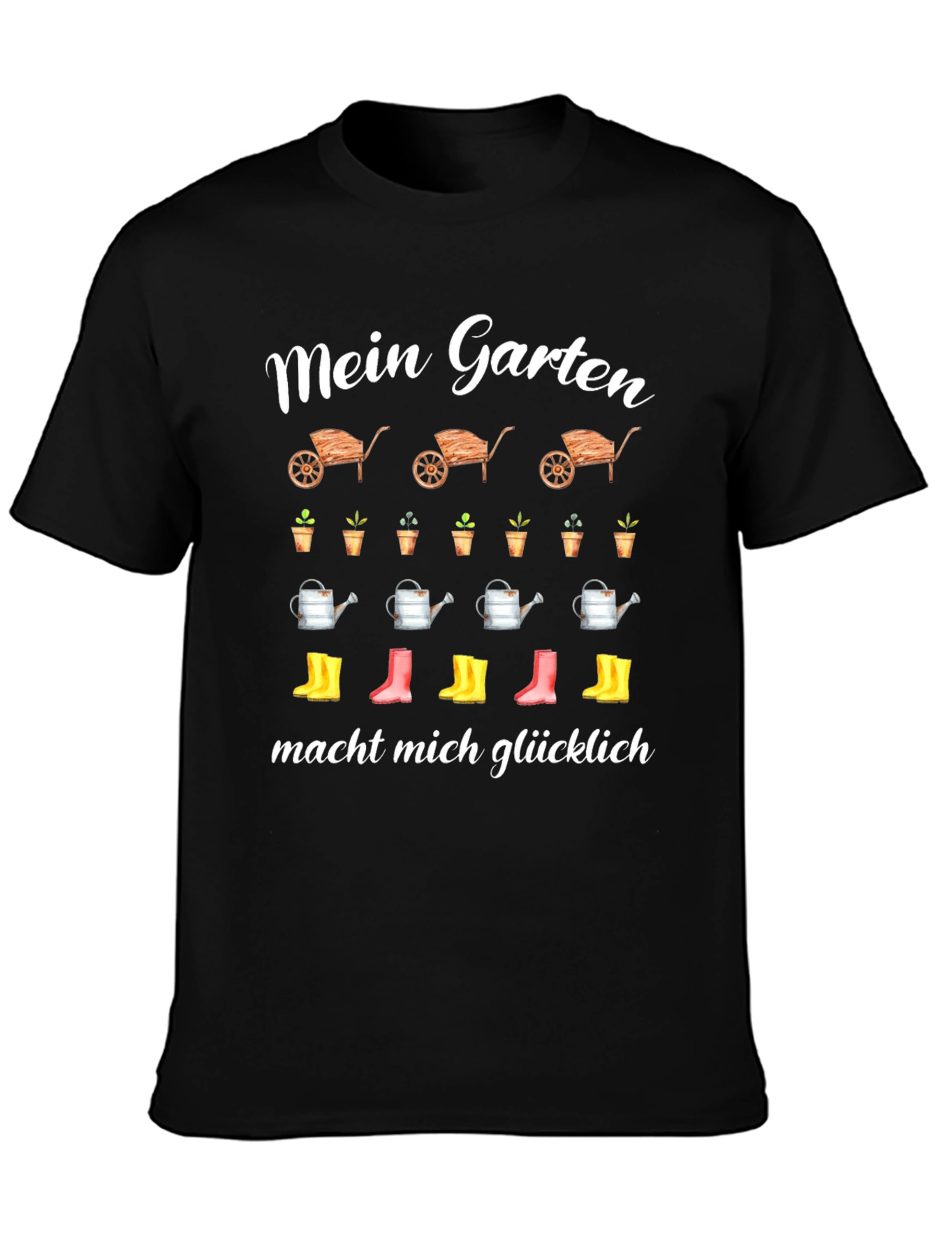 Mein Garten Makes Me Happy T-Shirt