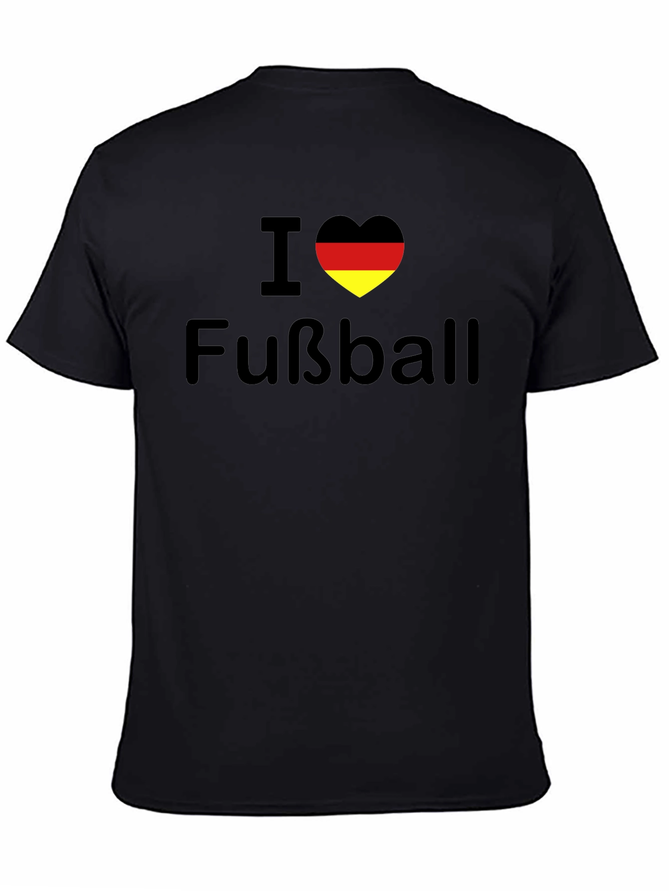 I Love Fußball Germany Flag Heart T-Shirt