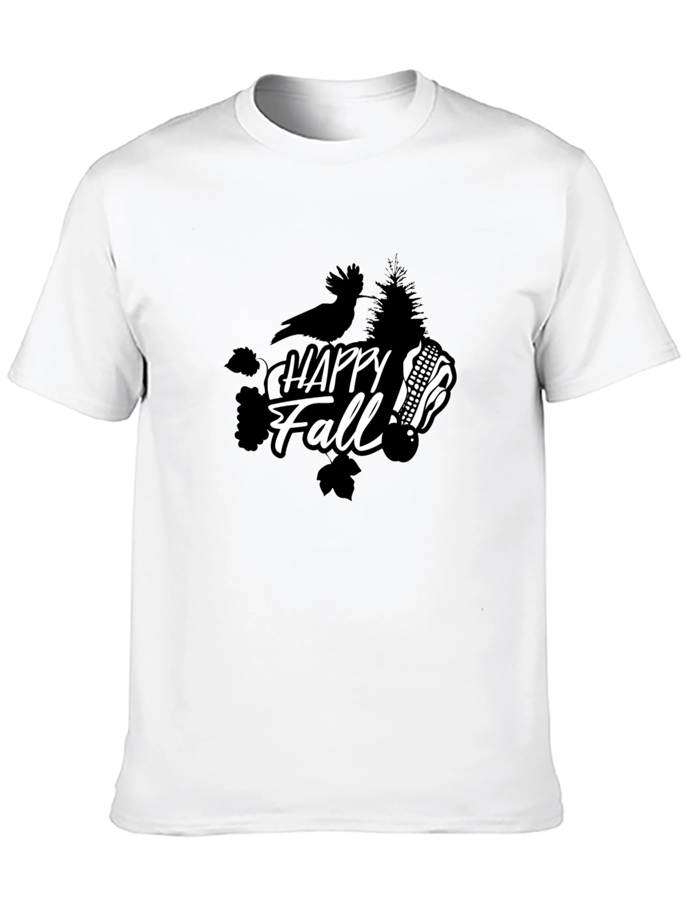 Happy Fall T-Shirt - Unisex Black Tee