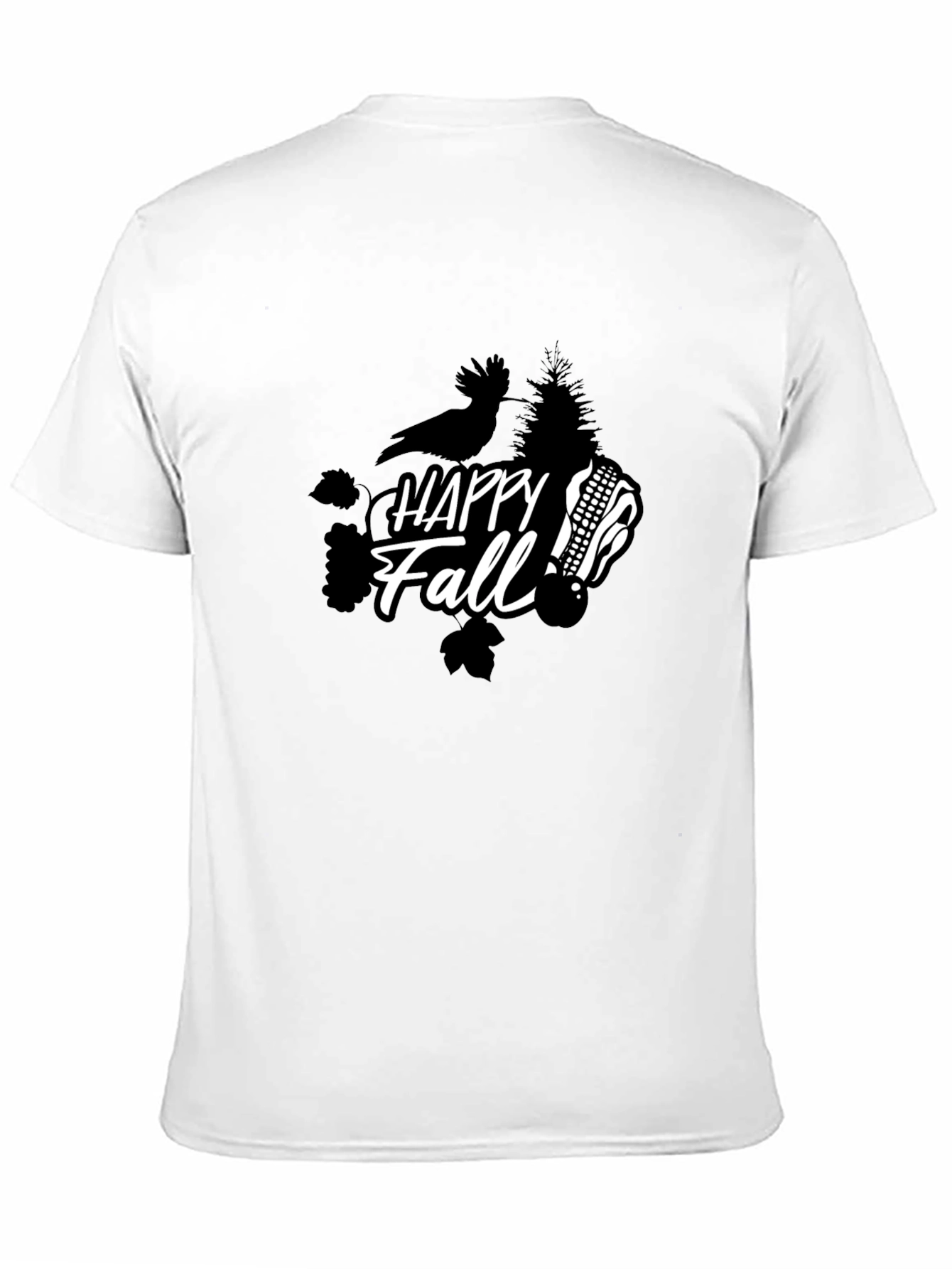 Happy Fall T-Shirt - Unisex Black Tee