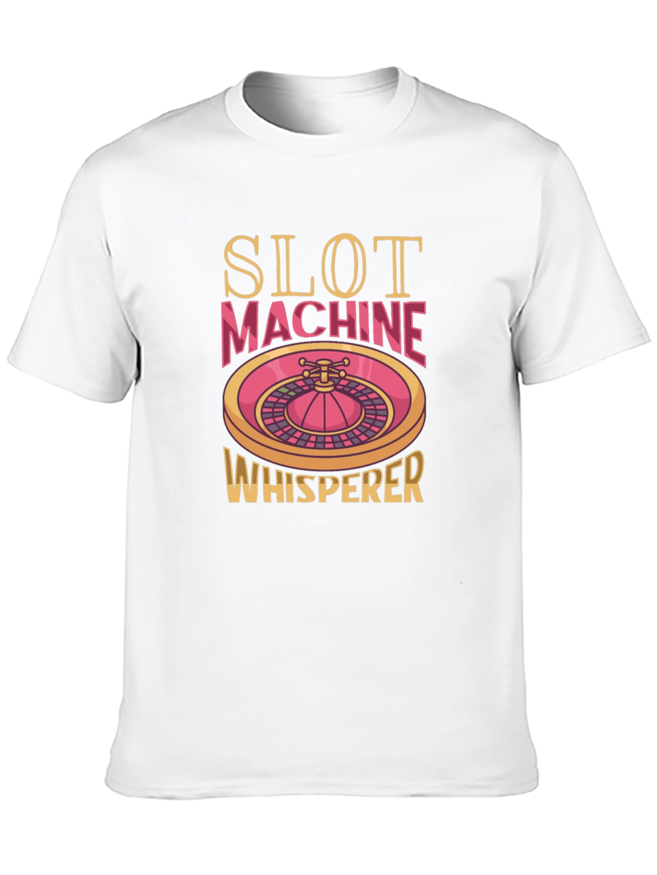 Slot Machine Whisperer Graphic Tee - Casino Luck
