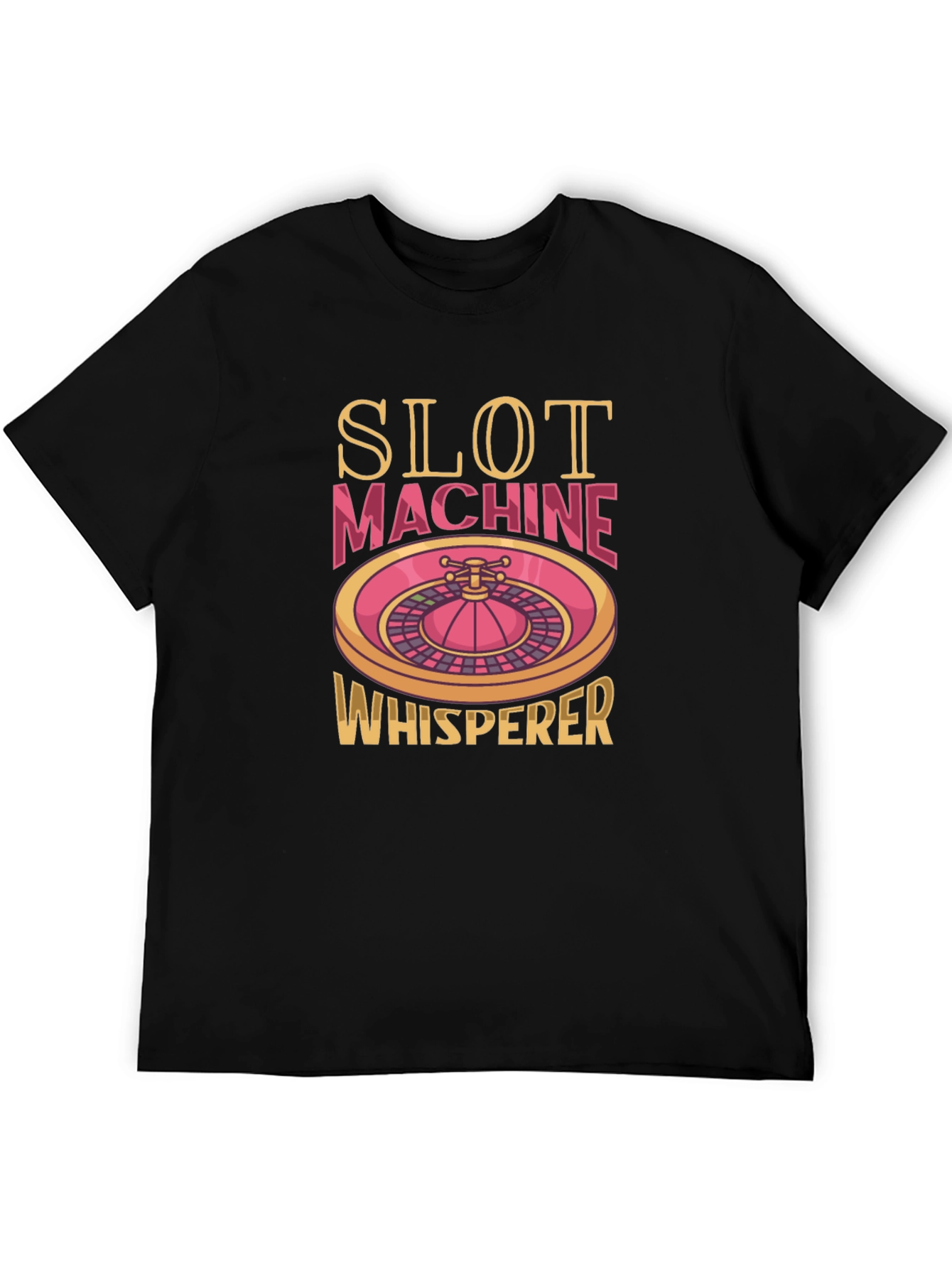 Slot Machine Whisperer Graphic Tee - Casino Luck