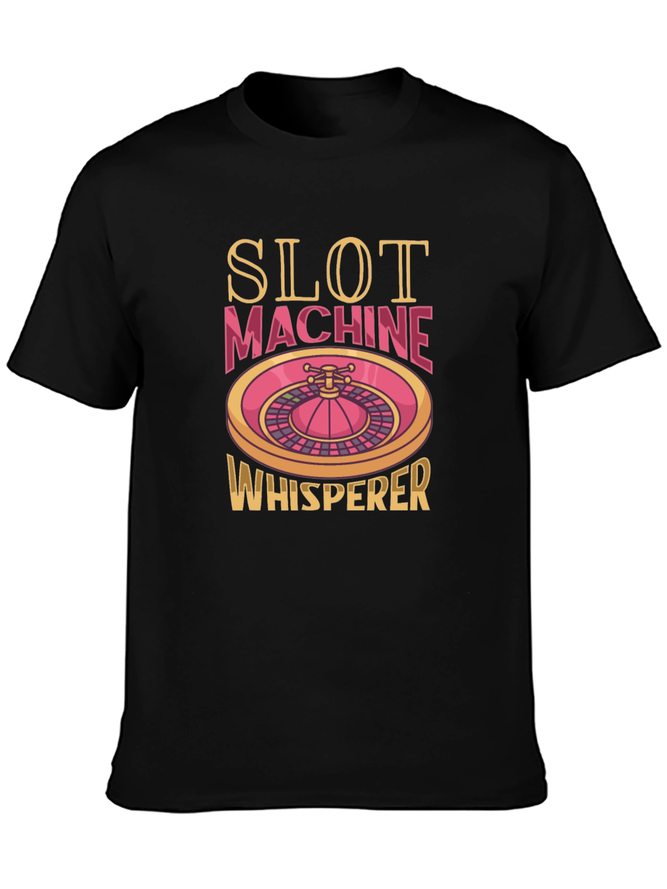 Slot Machine Whisperer Graphic Tee - Casino Luck