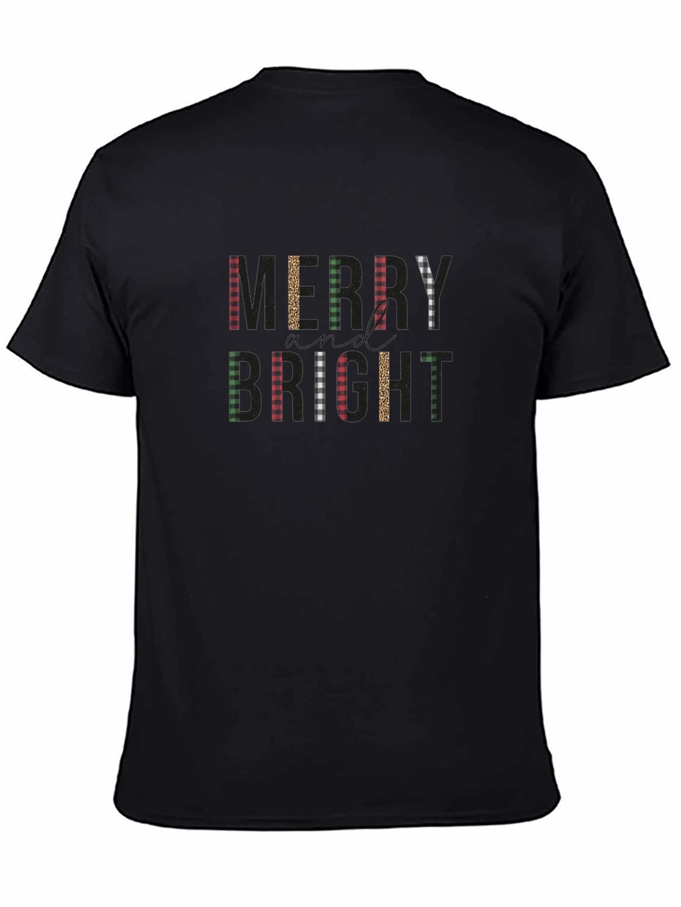 Merry & Bright Christmas T-Shirt - Festive Holiday Apparel