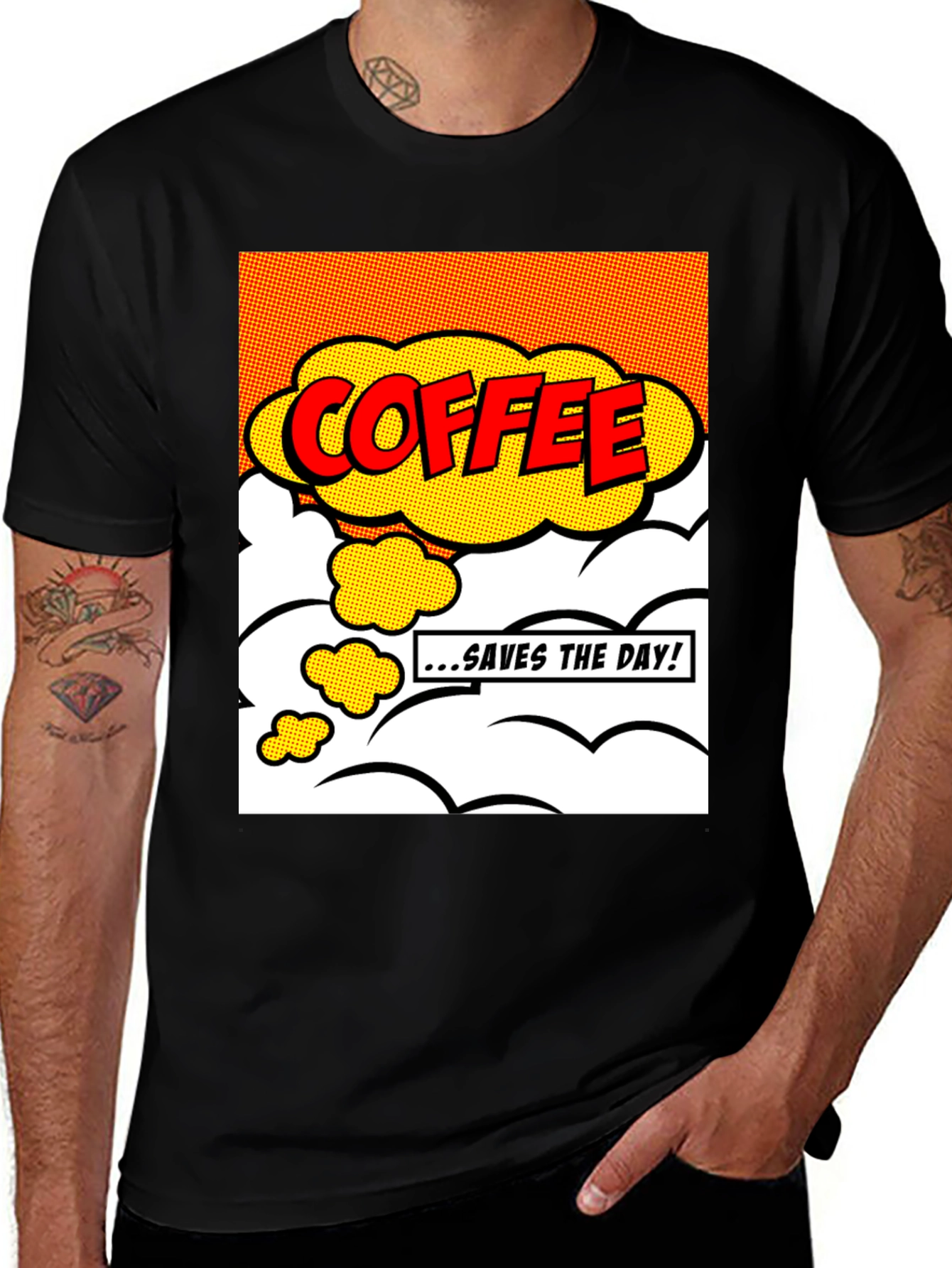 Coffee Saves The Day Graphic Tee