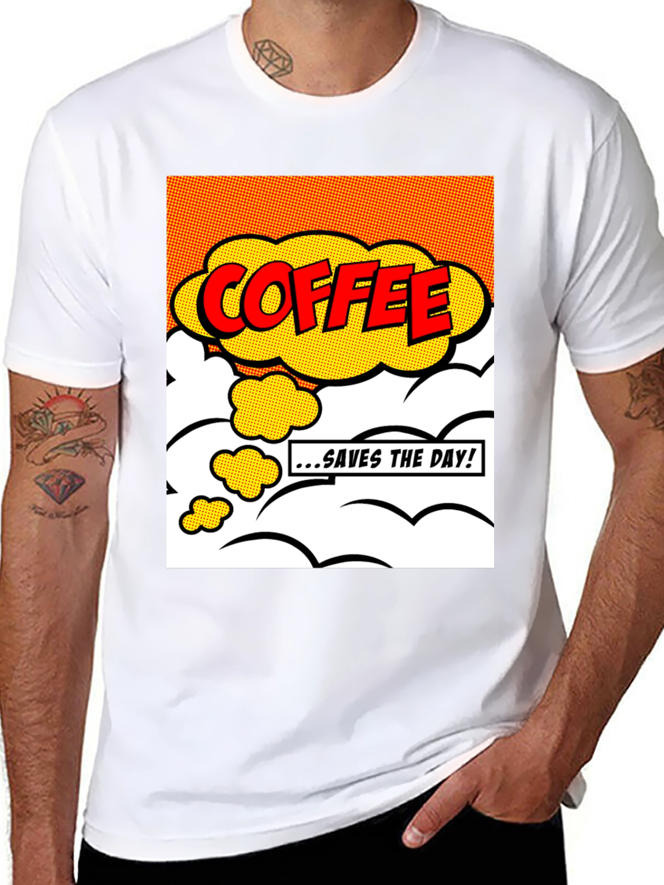 Coffee Saves The Day Graphic Tee