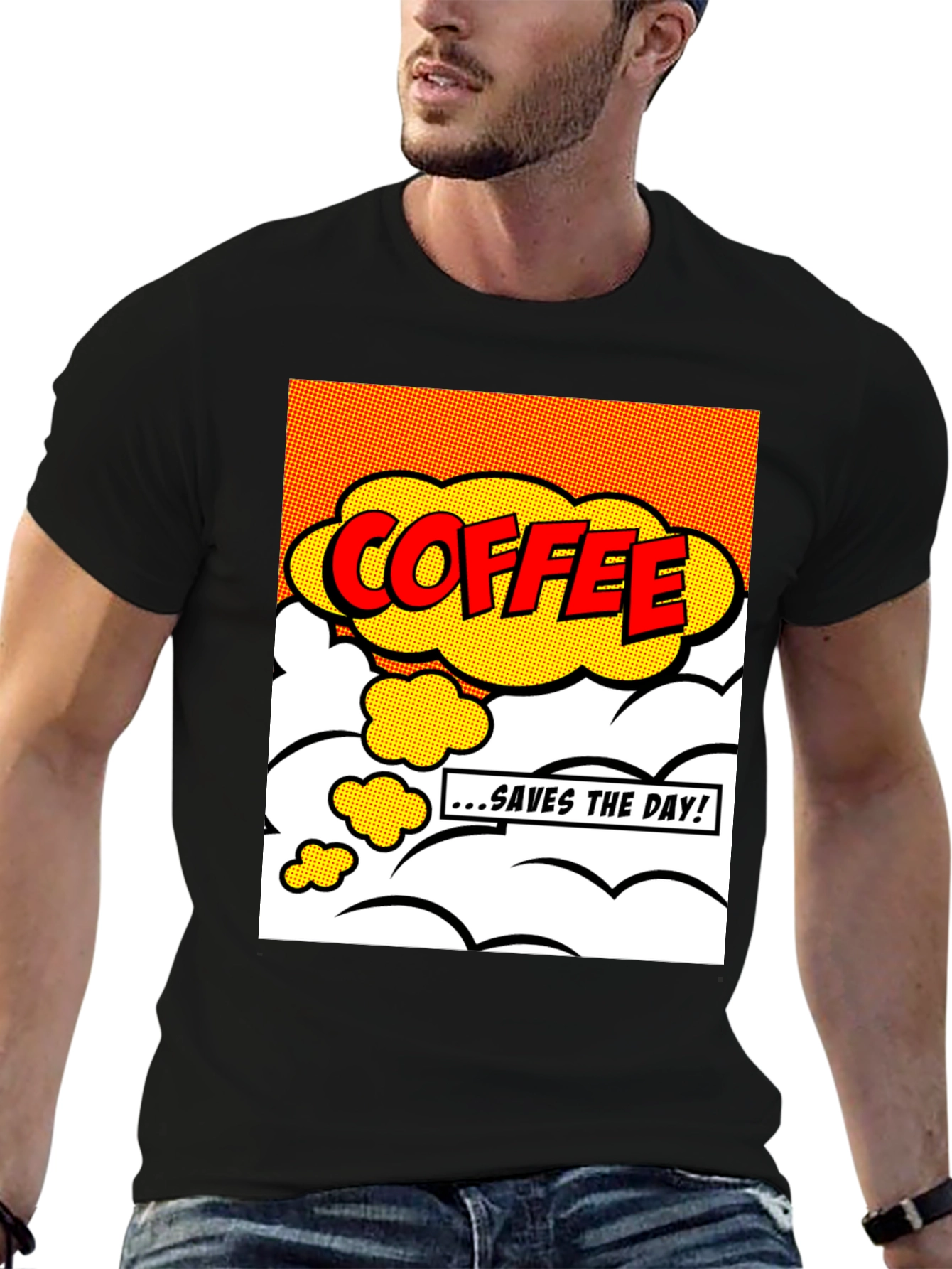 Coffee Saves The Day Graphic Tee