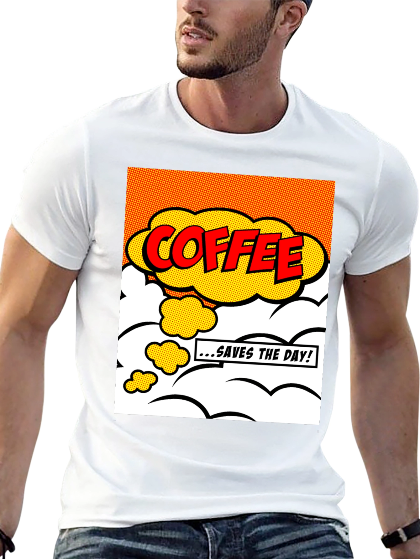 Coffee Saves The Day Graphic Tee