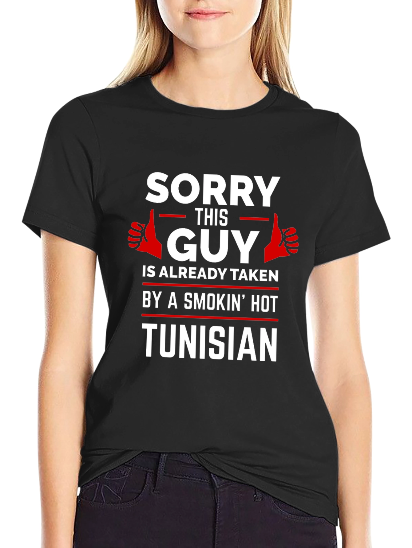 Sorry This Guy Is Taken Tunisian T-Shirt
