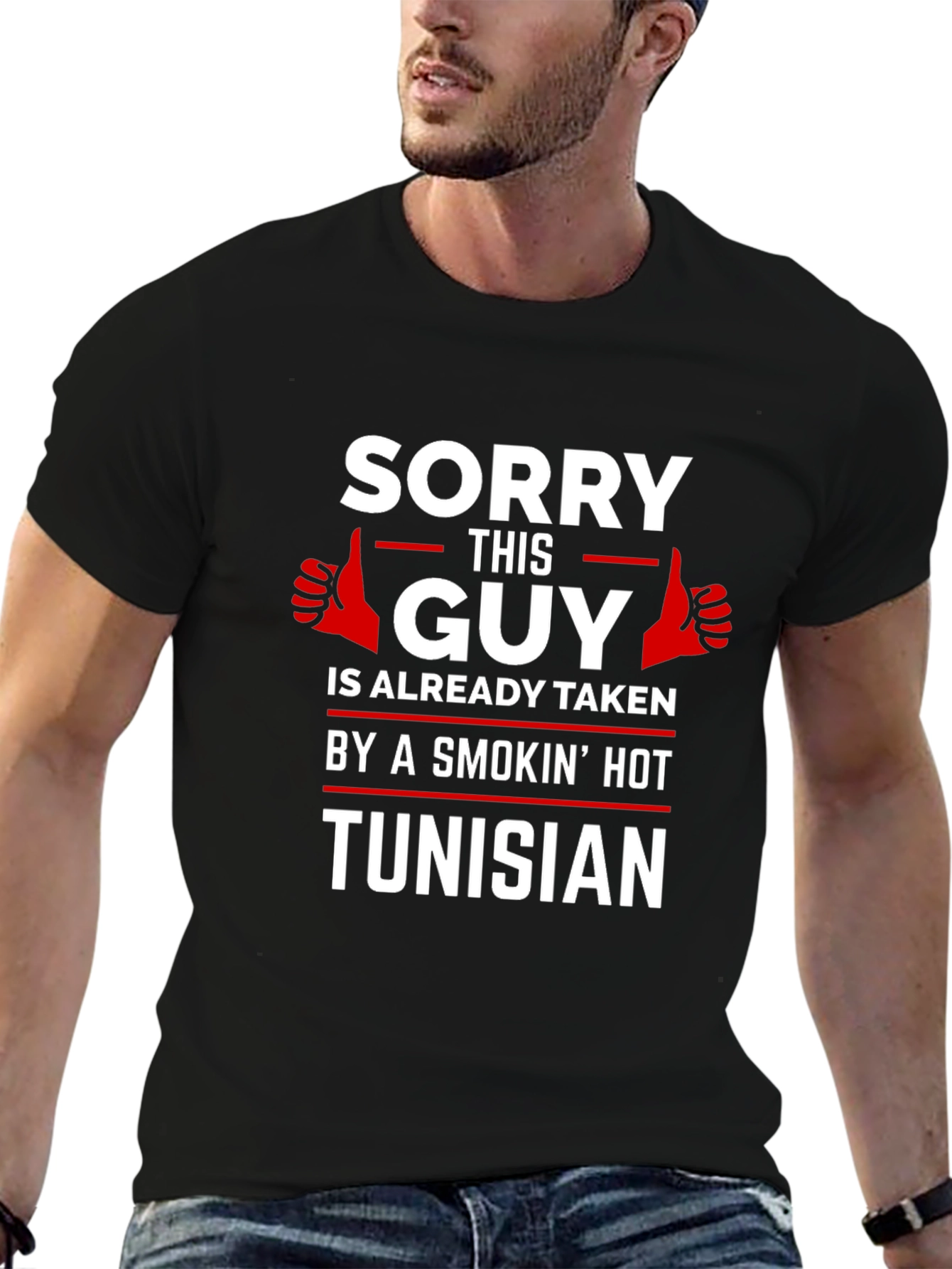 Sorry This Guy Is Taken Tunisian T-Shirt