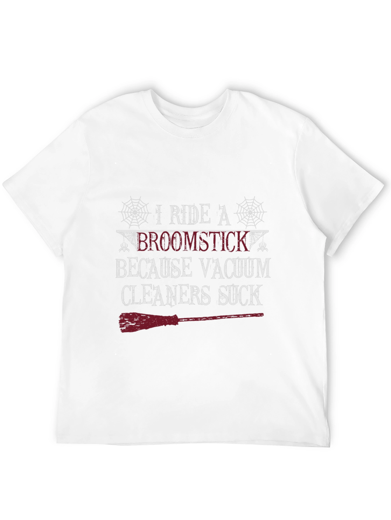 I Ride A Broomstick Halloween T-Shirt