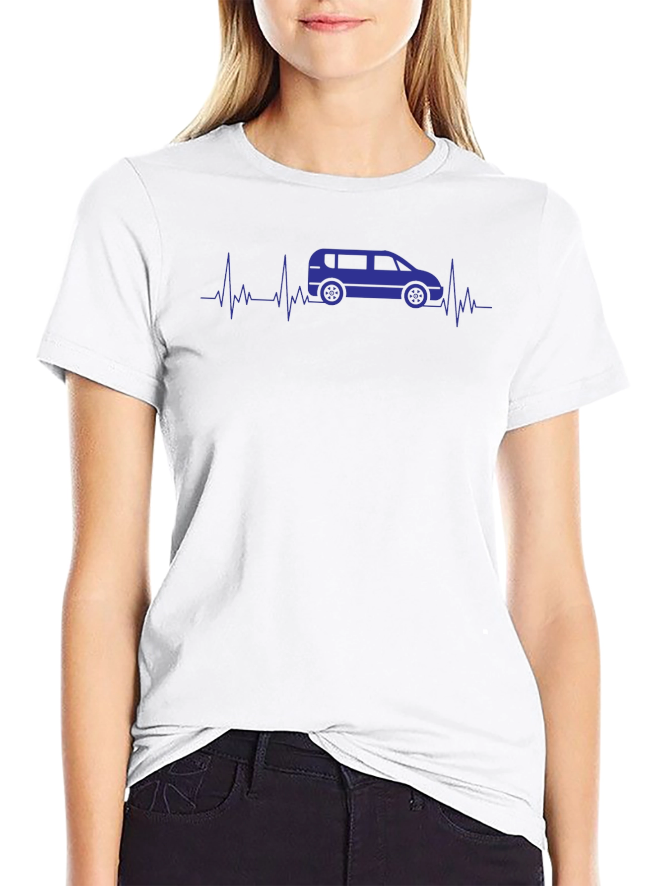Van Life Heartbeat T-Shirt - Black