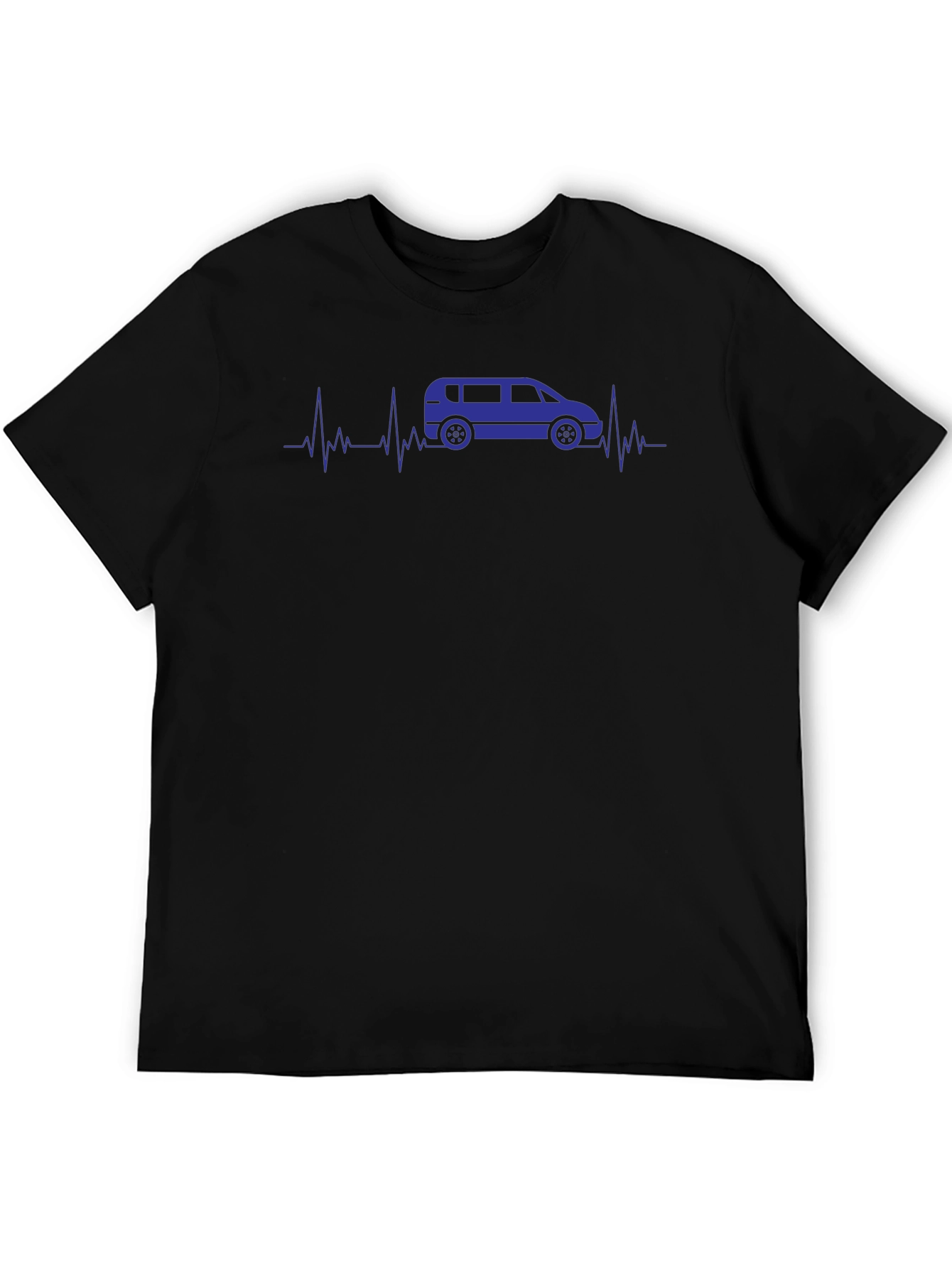 Van Life Heartbeat T-Shirt - Black