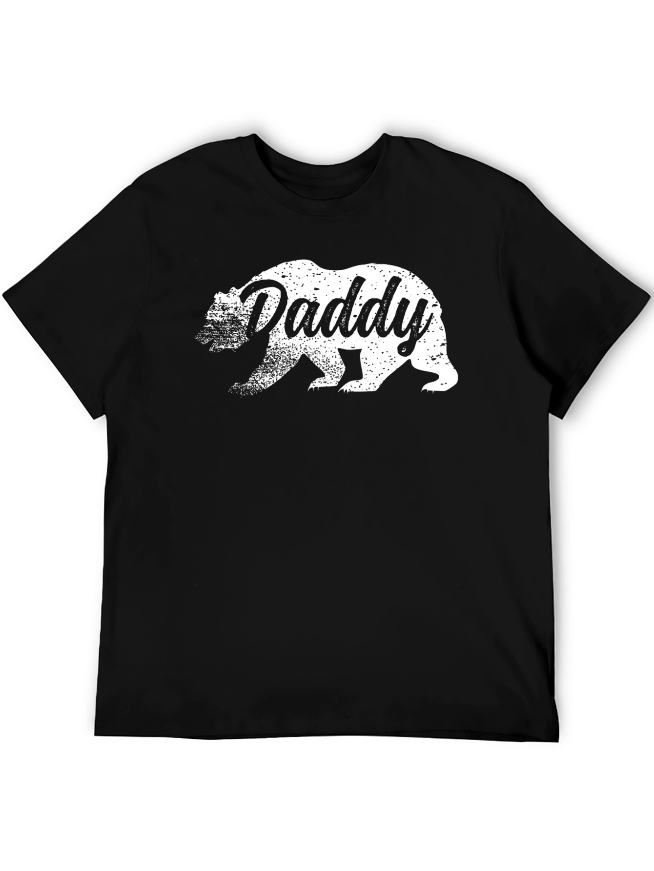 Daddy Bear Graphic T-Shirt - Black Cotton Tee