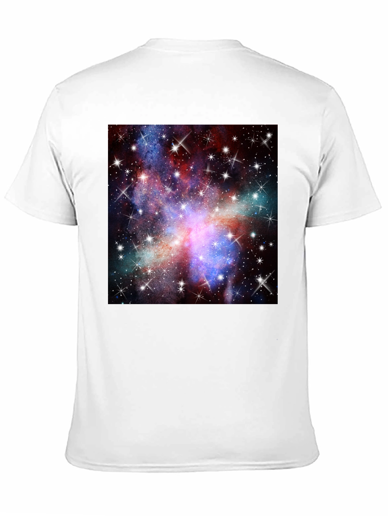 Galaxy Print Black T-Shirt