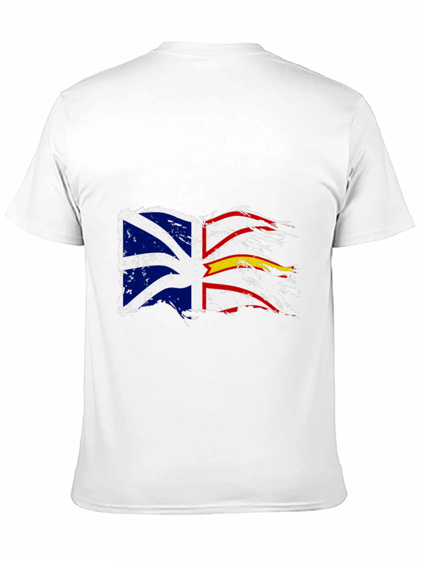 Tattered Newfoundland Flag Graphic T-Shirt