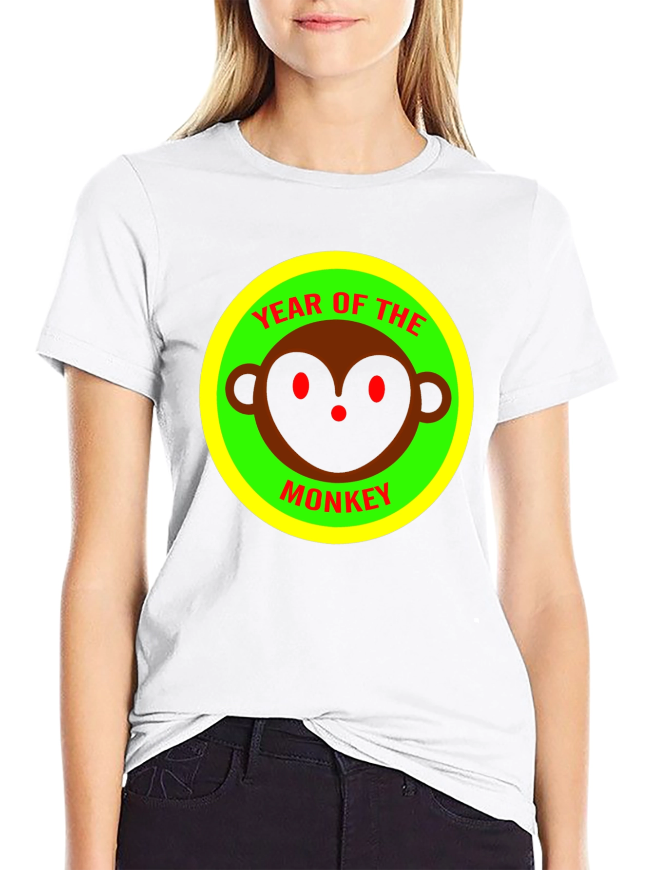 Year of the Monkey Graphic Tee - Black