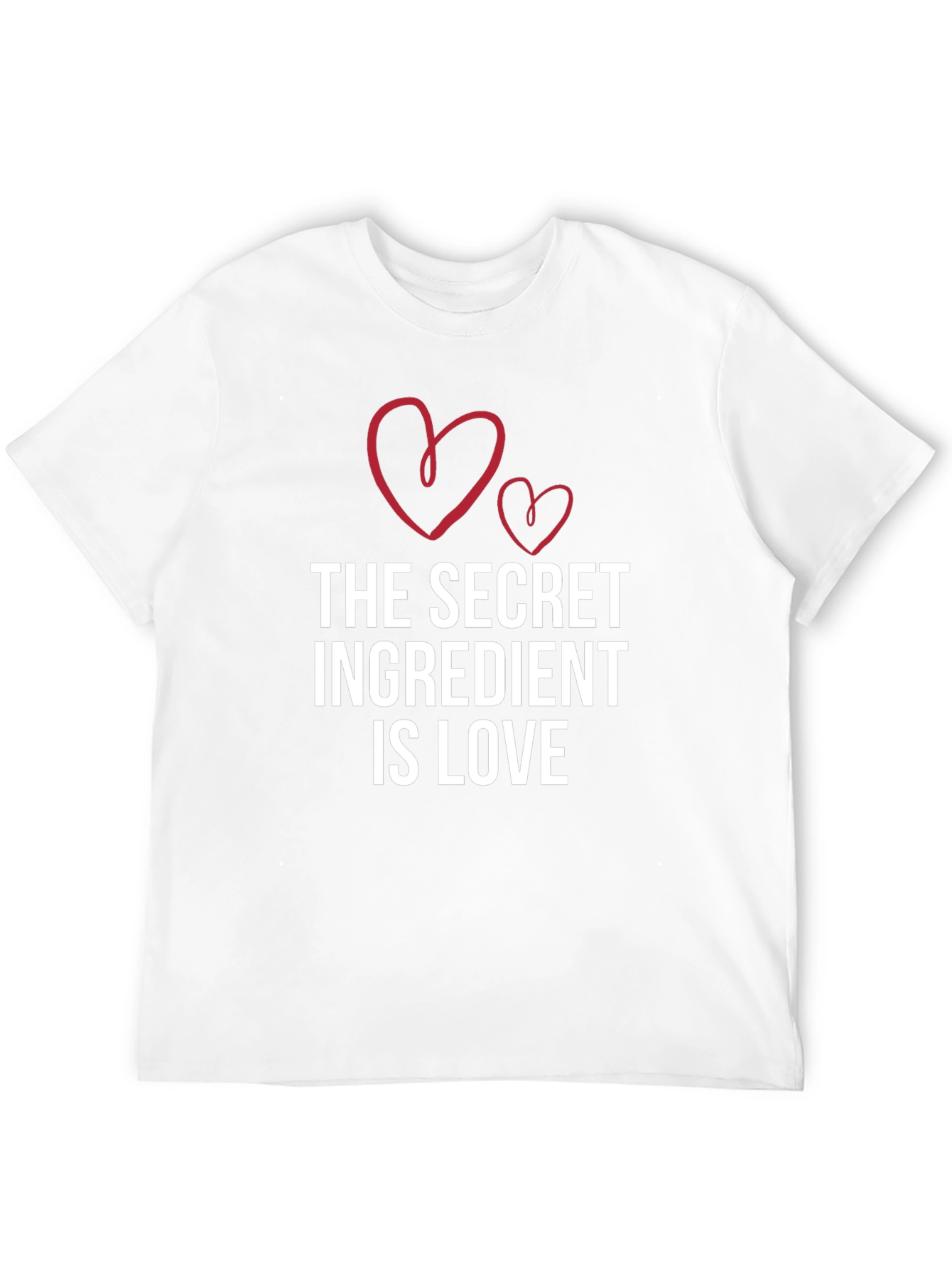 Secret Ingredient Love T-Shirt - Black Crew Neck Tee
