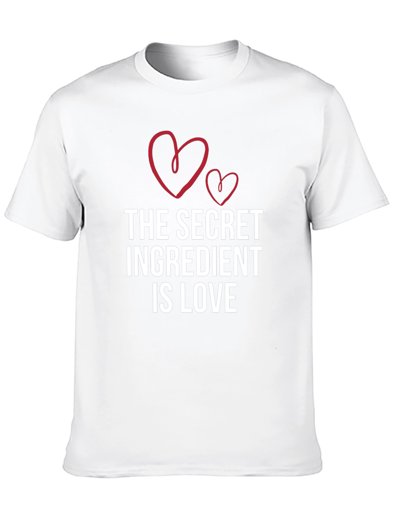 Secret Ingredient Love T-Shirt - Black Crew Neck Tee
