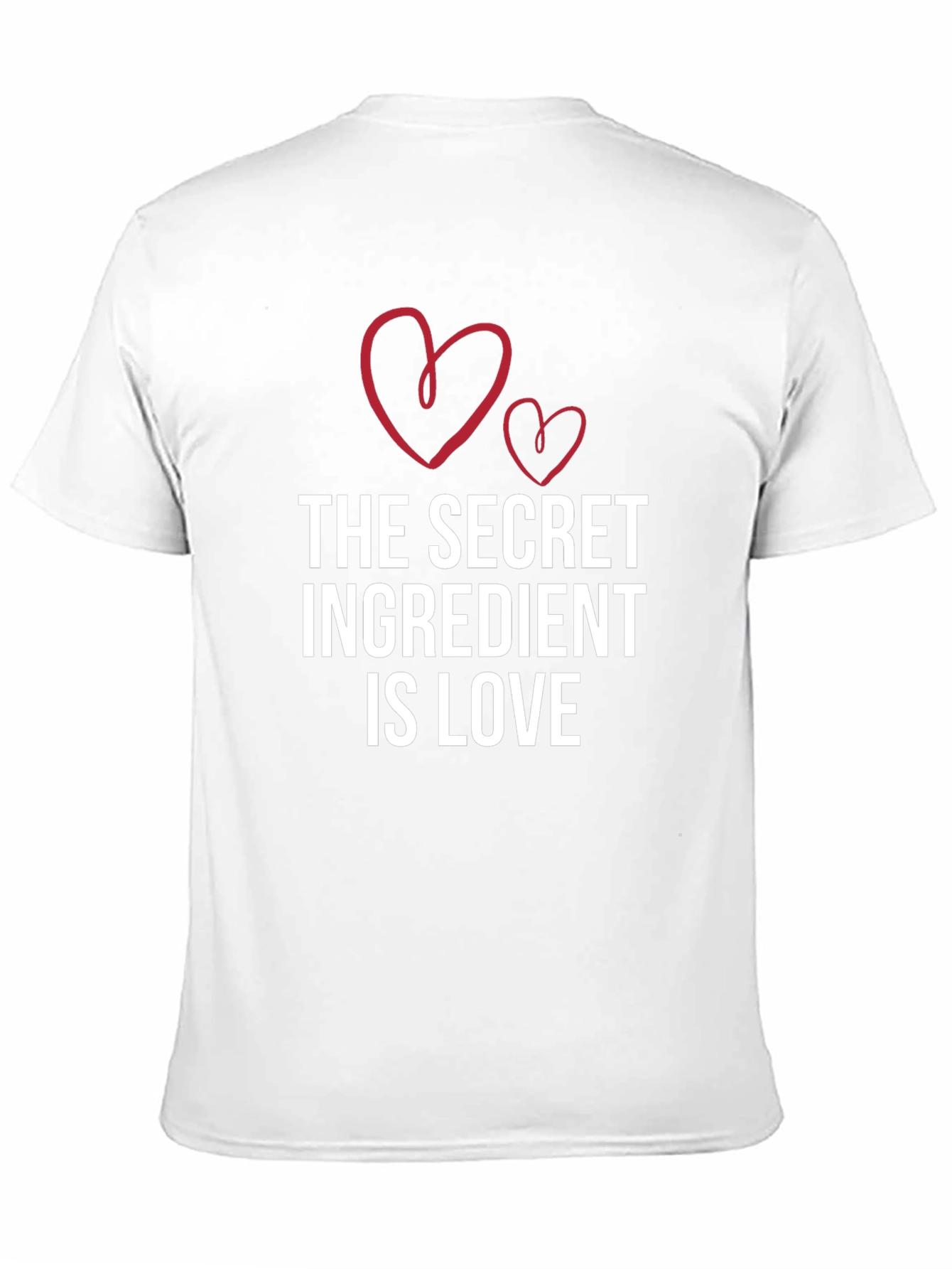 Secret Ingredient Love T-Shirt - Black Crew Neck Tee