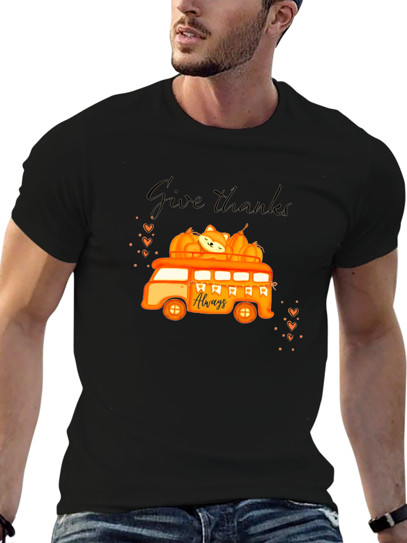 Thanksgiving Van Graphic Tee