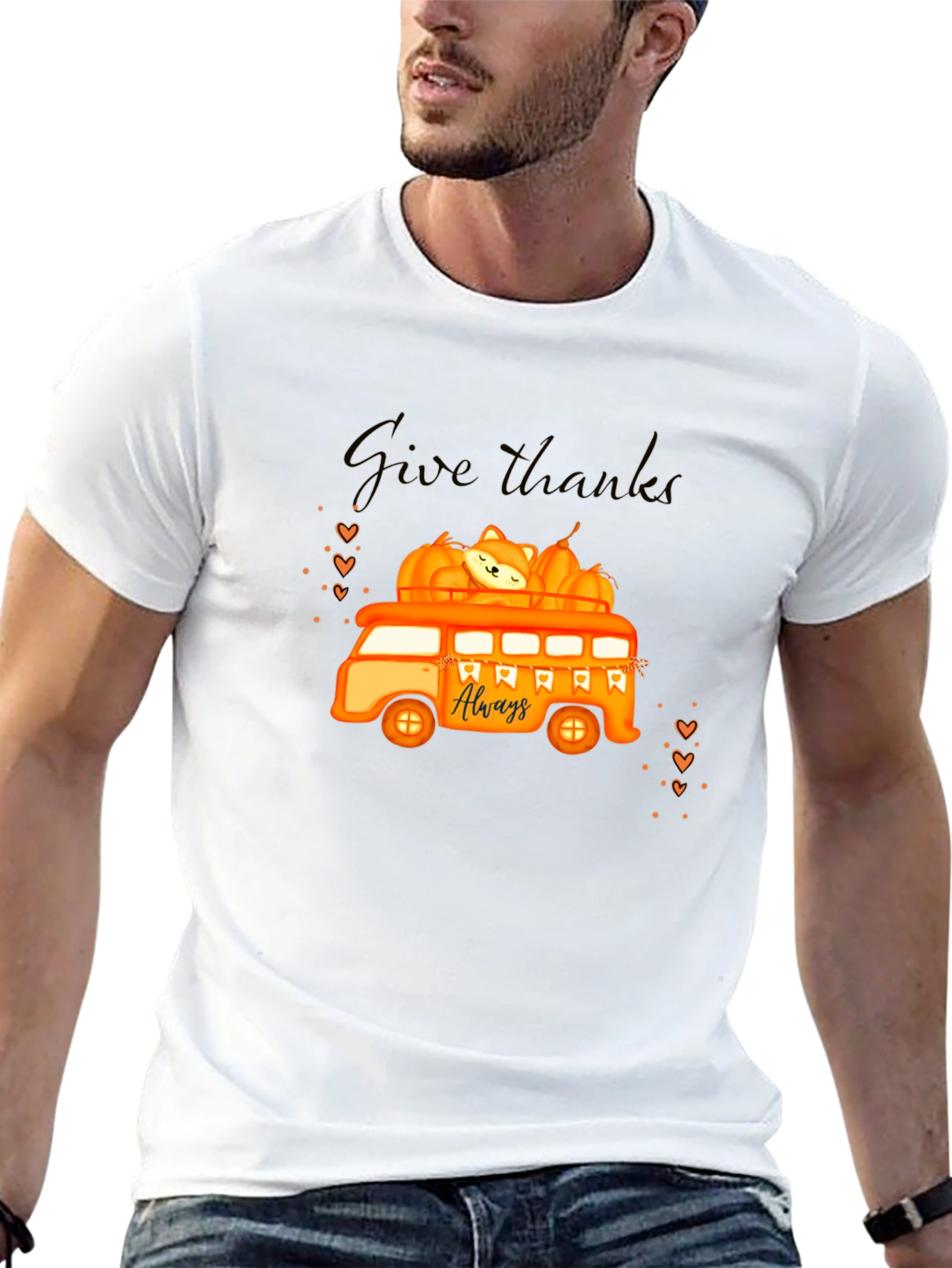 Thanksgiving Van Graphic Tee